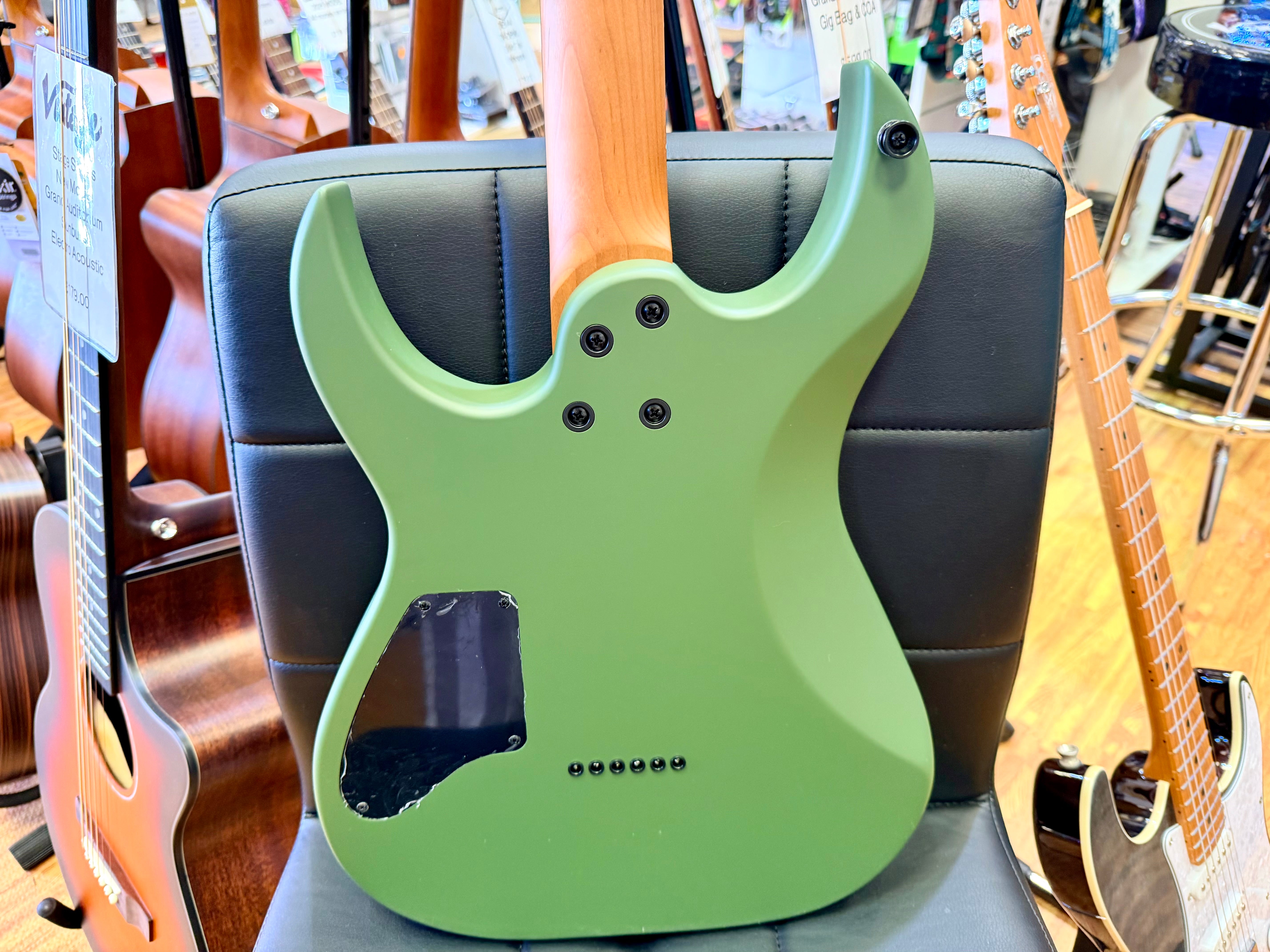 ⚡️NEW⚡️ Spira S-400 Satin Dark Green~ Electric Guitar HH~ Locking Tuners~ 2026!