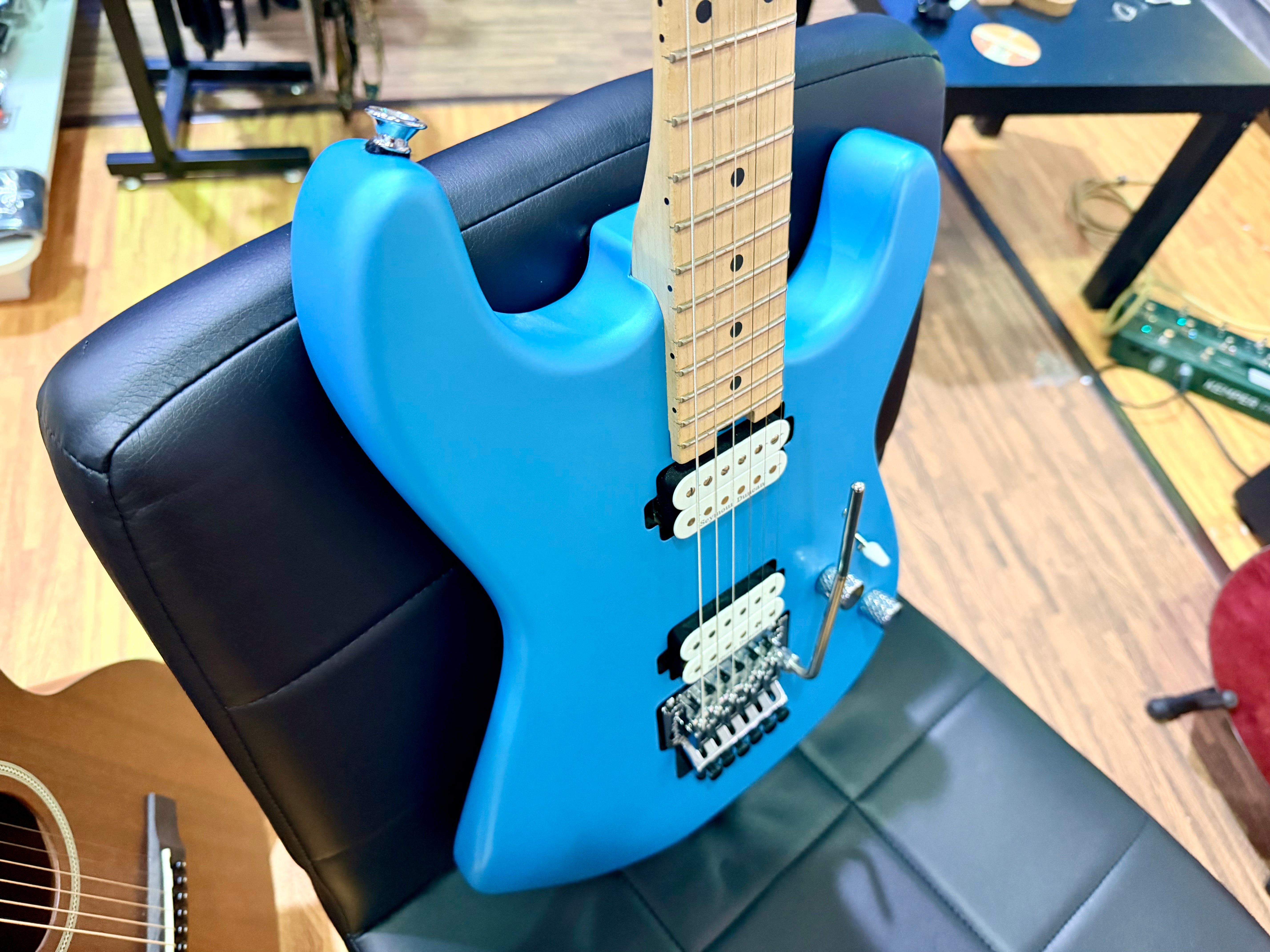 π₯2022π₯ Charvel Pro-Mod San Dimas Style 1 HH FR MN~Blue Frost~ Seymour Duncan!