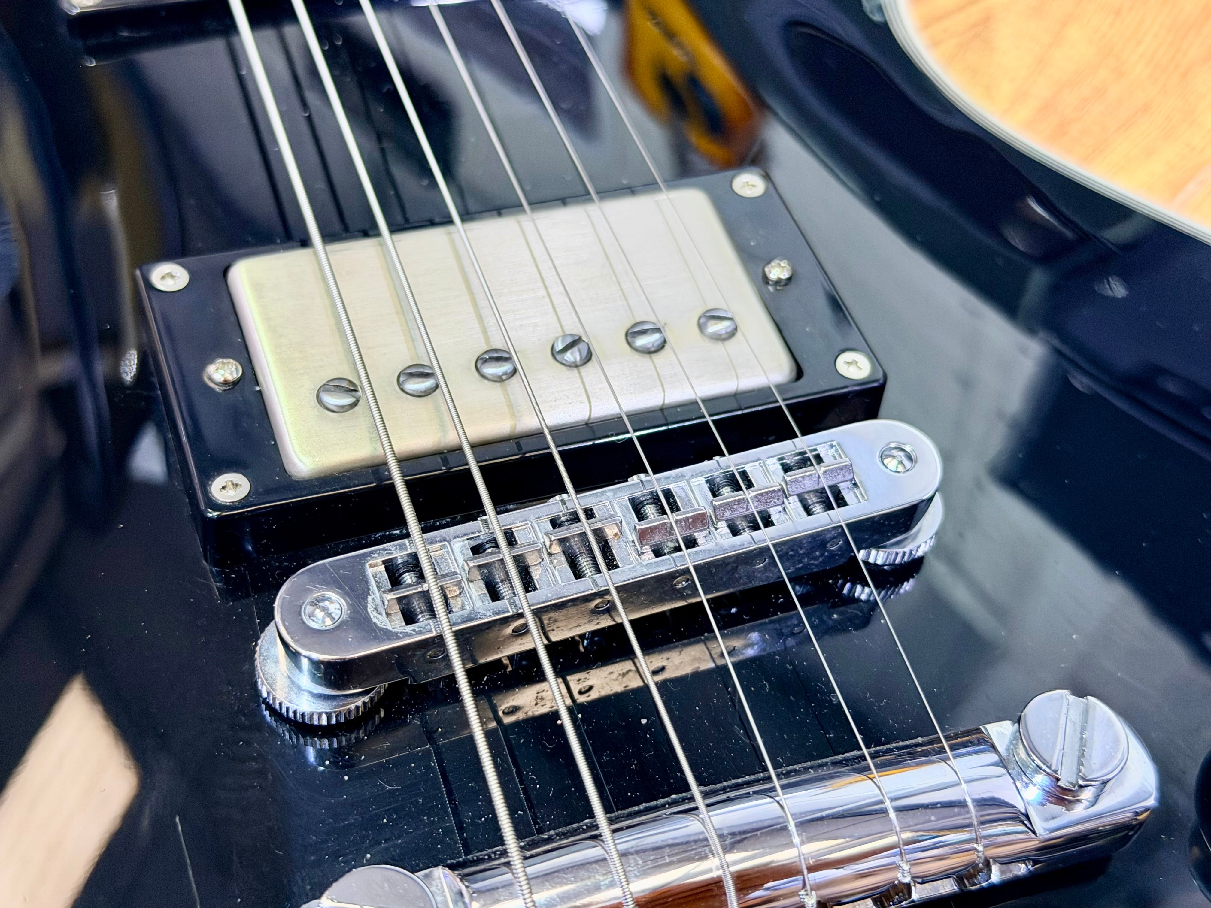 π₯2021π₯ Burny RLC-50JS Black John Sykes Les Paul Custom~ IronGear Pickups!