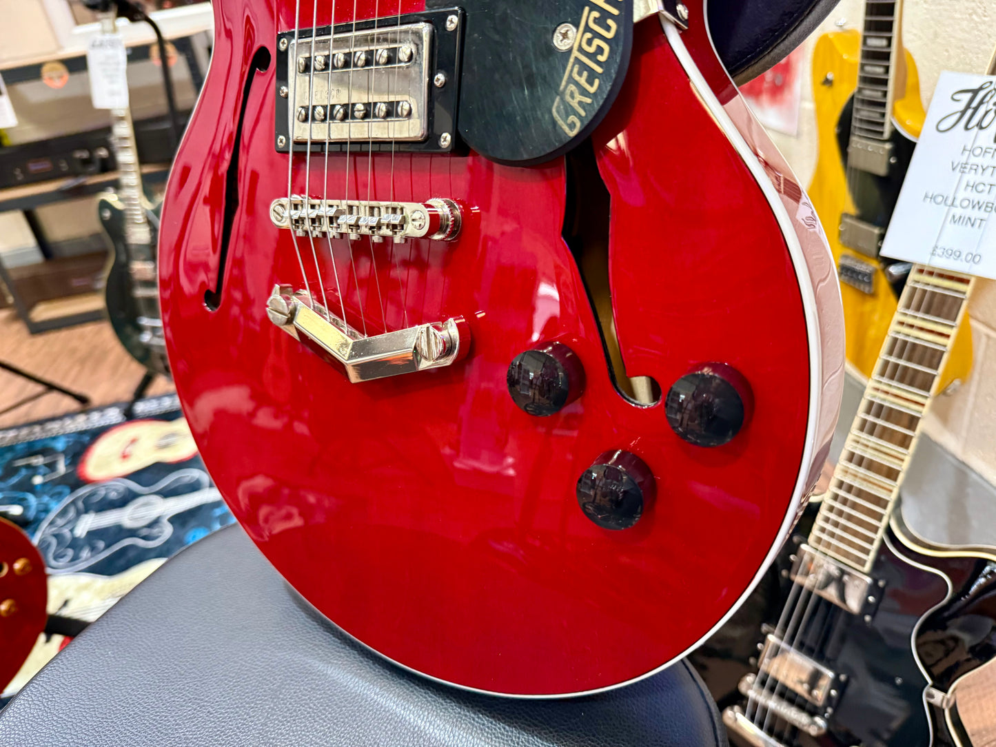 π2017π Gretsch G2655 FS Flagstaff Red Semi-Hollow~Centre Block Electric Guitar