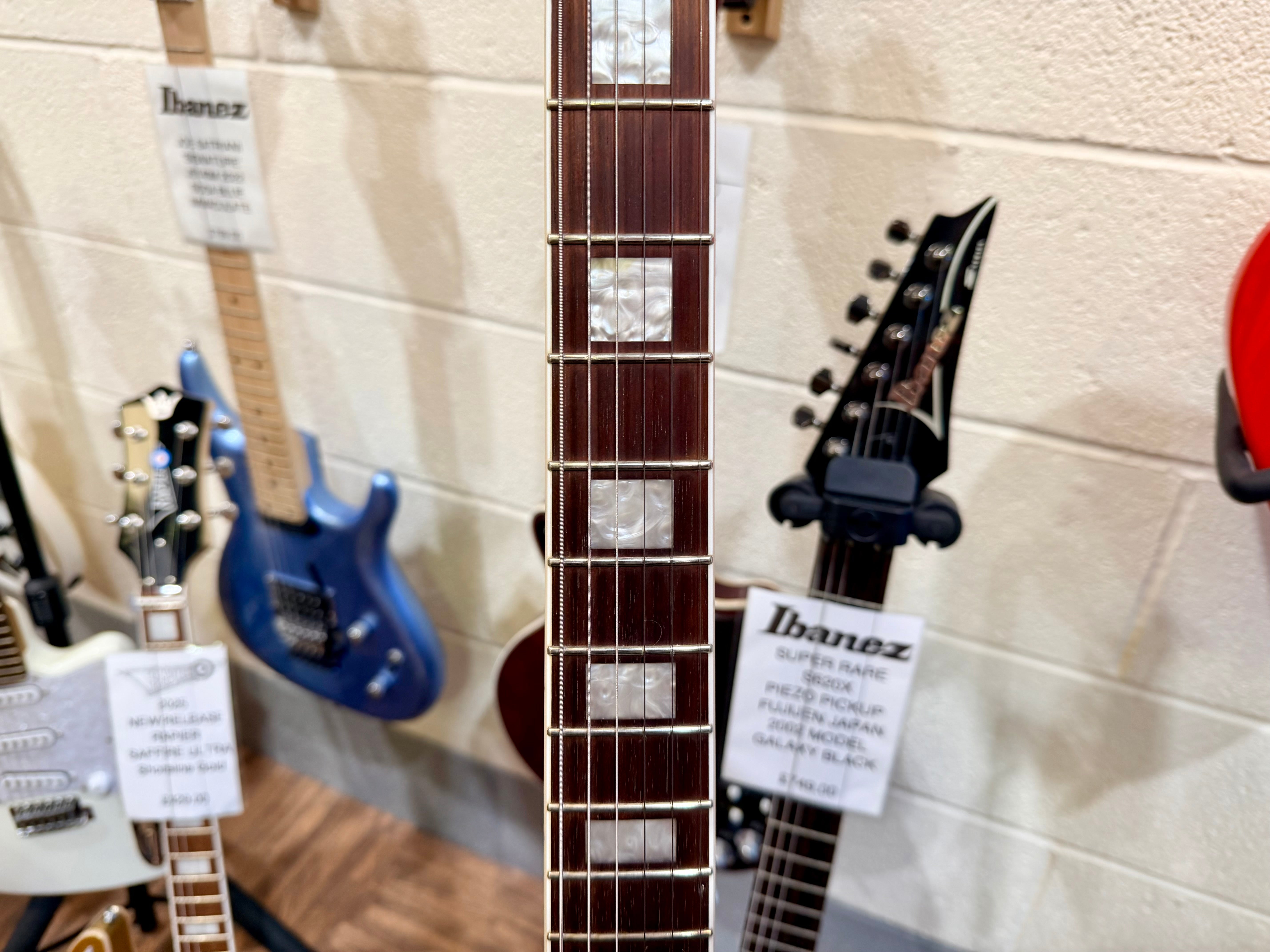 🔥MINT 2023🔥 Tokai UALC62 BB~ Les Paul Custom Style~ Gloss Black/Gold Hardware!