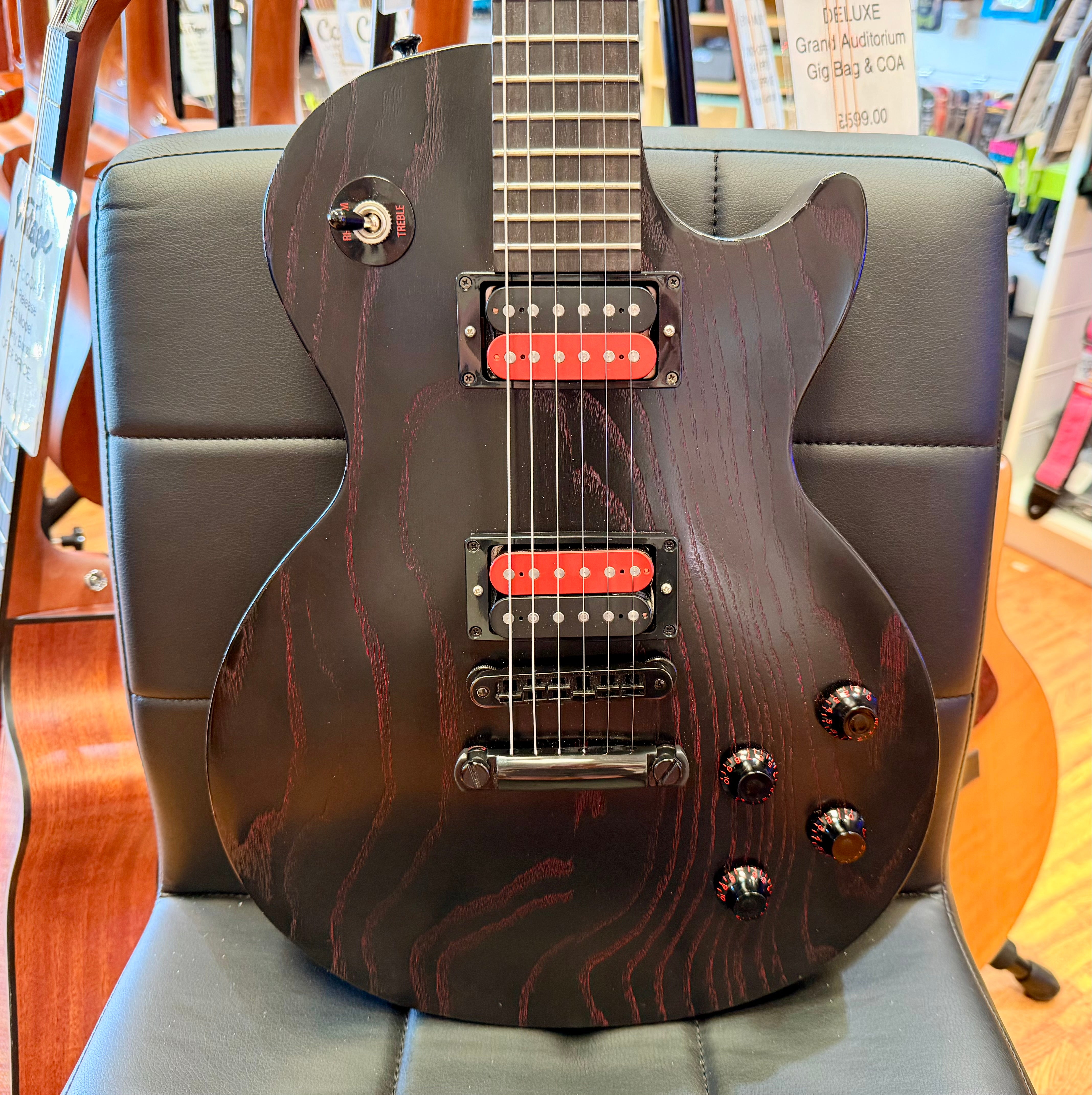 🔥RARE🔥 2003 Gibson Les Paul Voodoo Limited Run~Ebony + JuJu + Snakeskin Case!