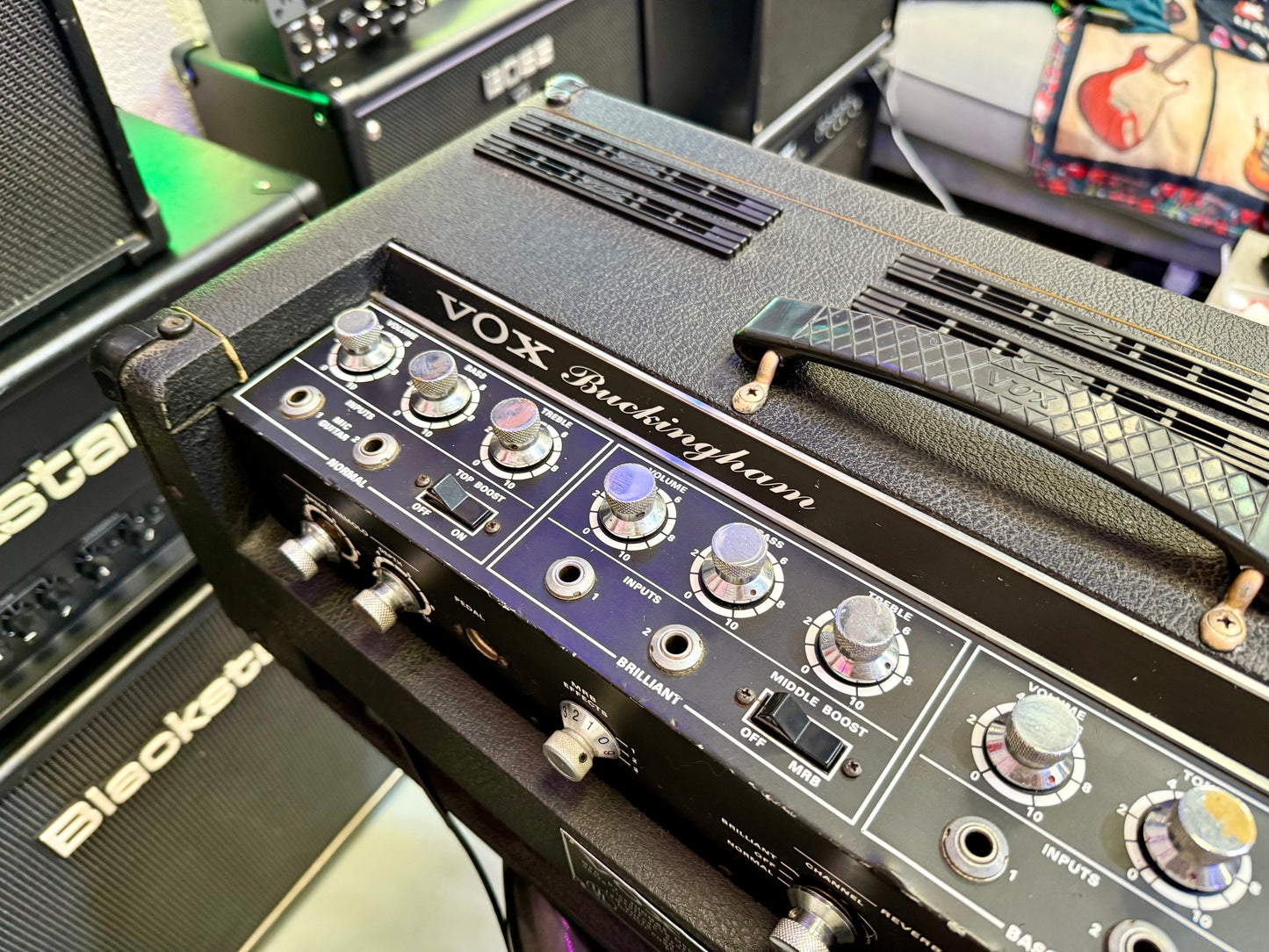 🌟VINTAGE 1966🌟 Vox Buckingham 1121 35w Piggyback Amp Head Amplifier~ Working!