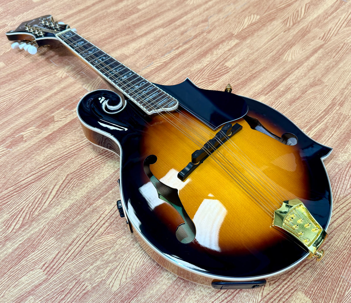 ✨MINT✨ Ozark 2255E F-Style Electro Acoustic Mandolin~ Sunburst + Gig Bag!