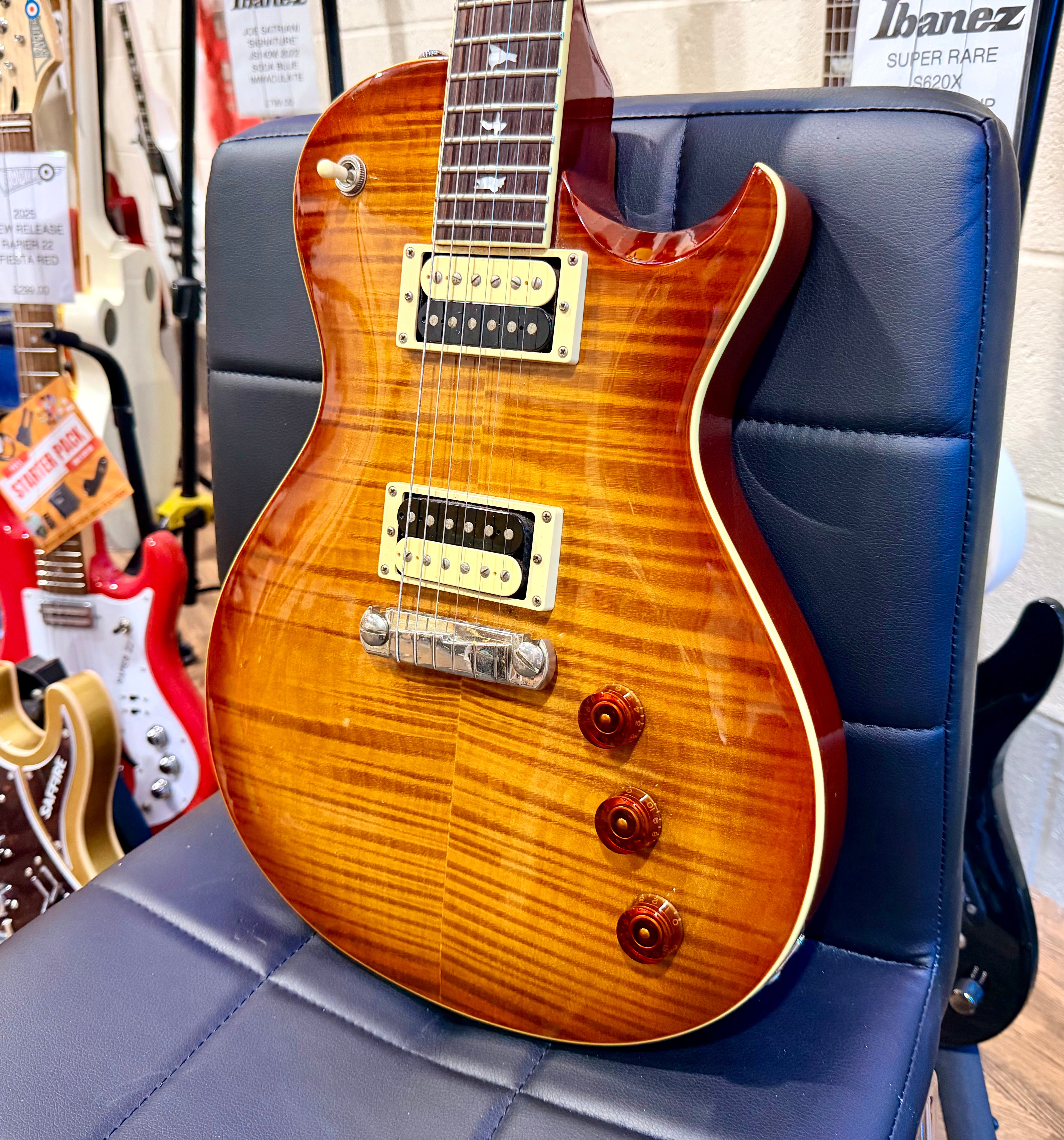 π2012π PRS SE Bernie Marsden 245 Singlecut~ Vintage Sunburst~ With Gig Bag!