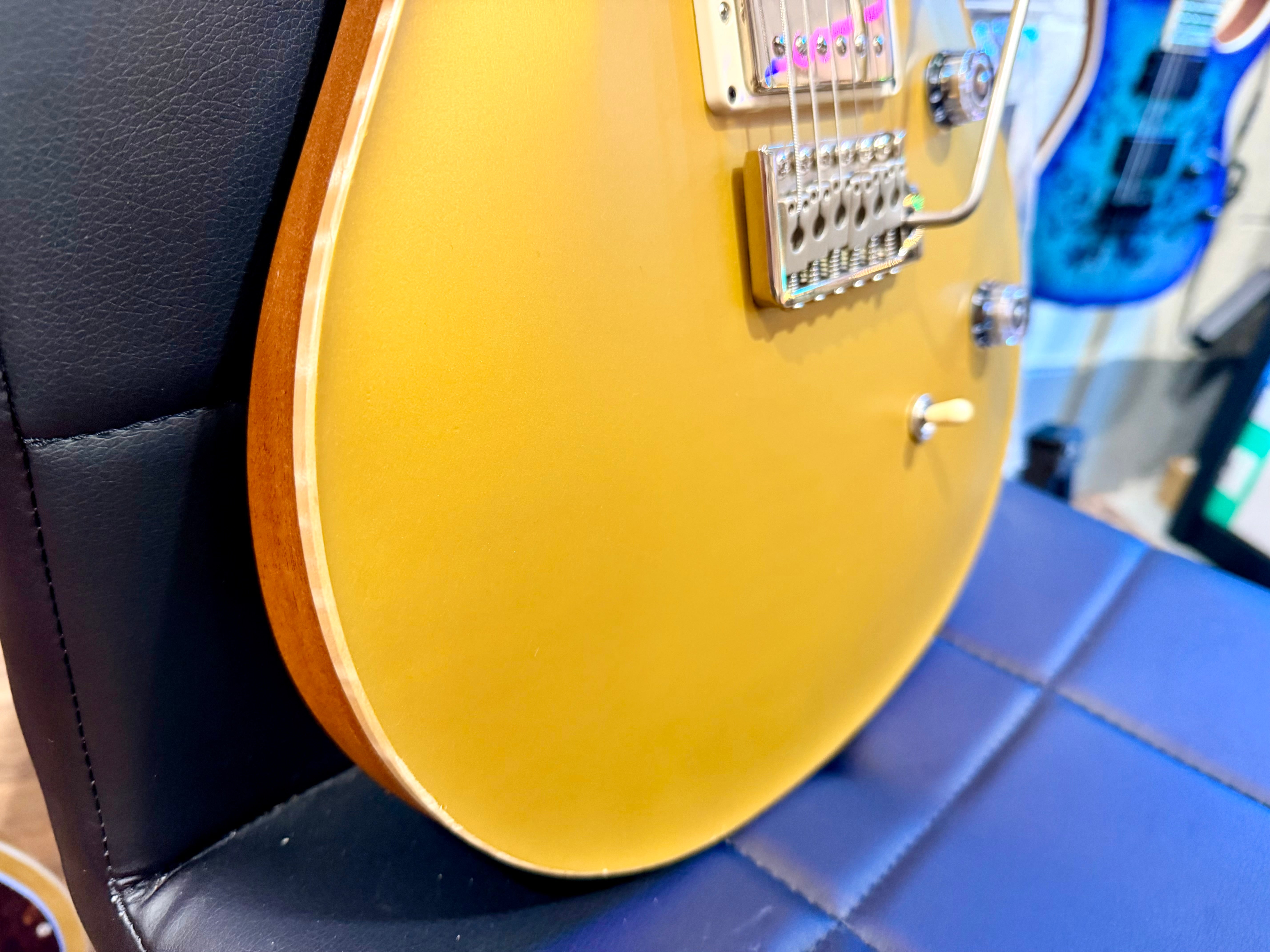 🔥RARE 2023🔥 PRS CE24 Satin Gold Top Limited Edition~ Natural Back~ USA~ Gig Bag