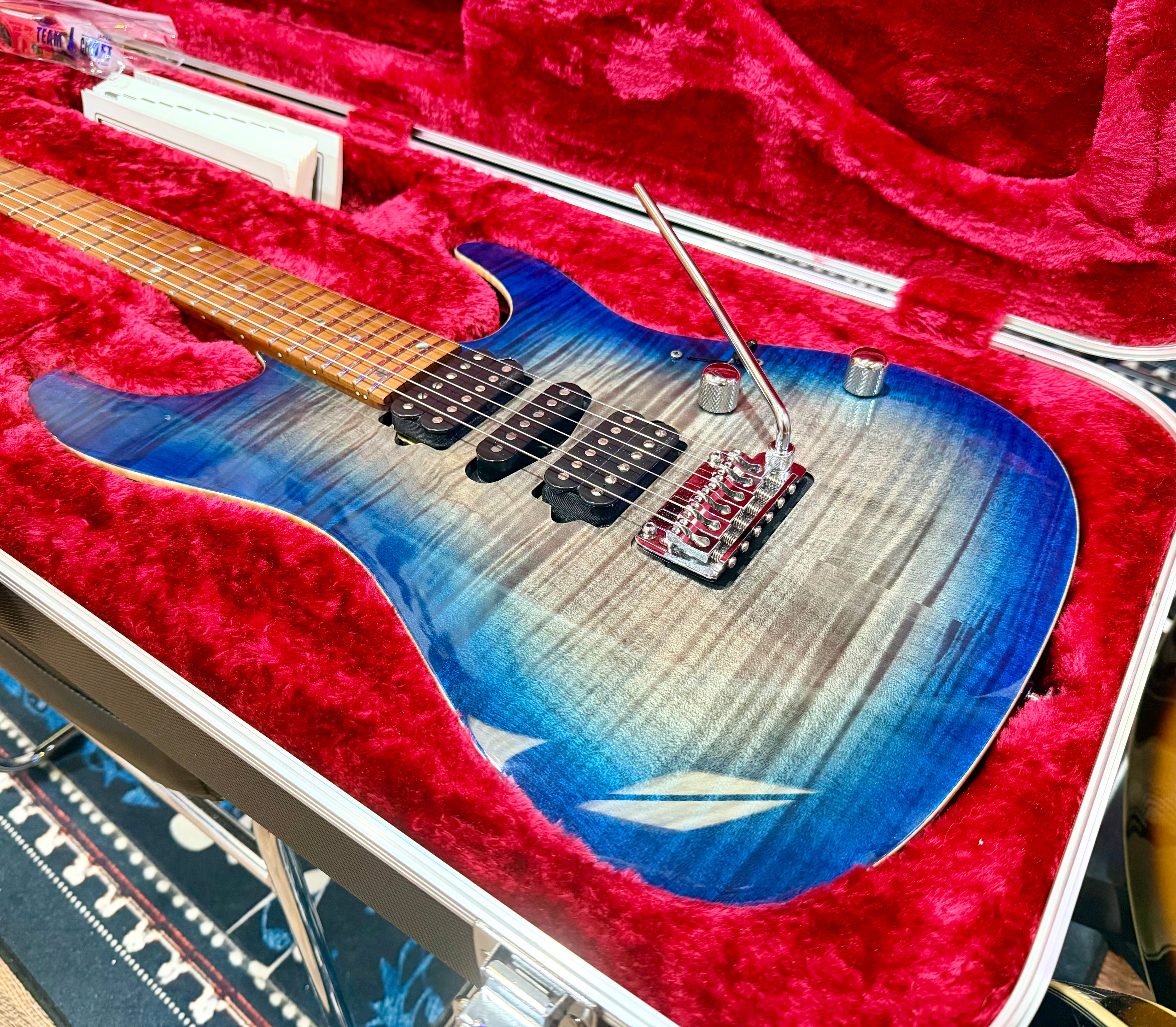 🔥MINT🔥 Ibanez AZ2407F Prestige In Sodalite Blue~ Japan Made + Hard Case~ 2023