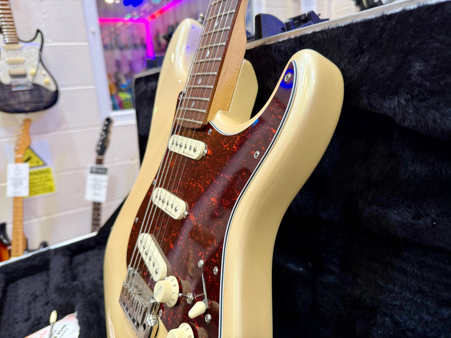 🌟2010🌟 Fender American Deluxe Stratocaster~ Olympic Pearl~ Noiseless~ Gilmour!