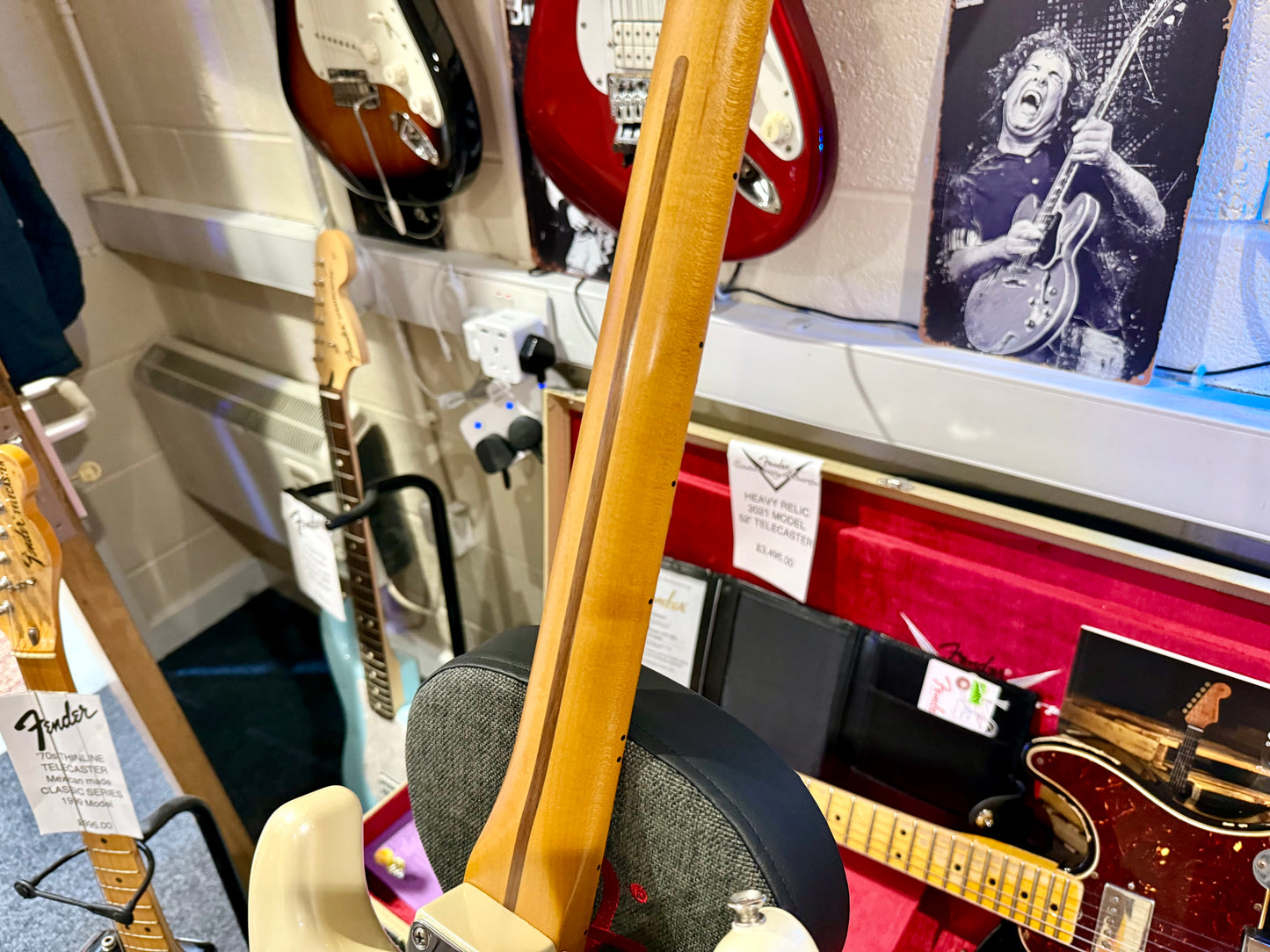 🌟2022🌟 Fender Player Plus Stratocaster~ Olympic Pearl White~ MIM~ Push/Pull!