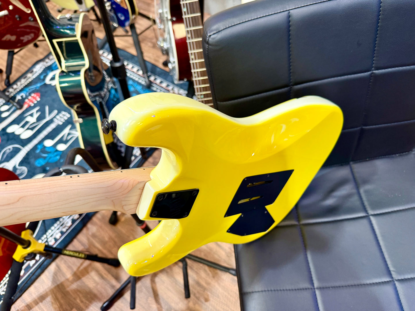 🐯MINT🐯 ESP LTD GL-200MT George Lynch~ Yellow Tiger Stripe~ Signature~ 2022!