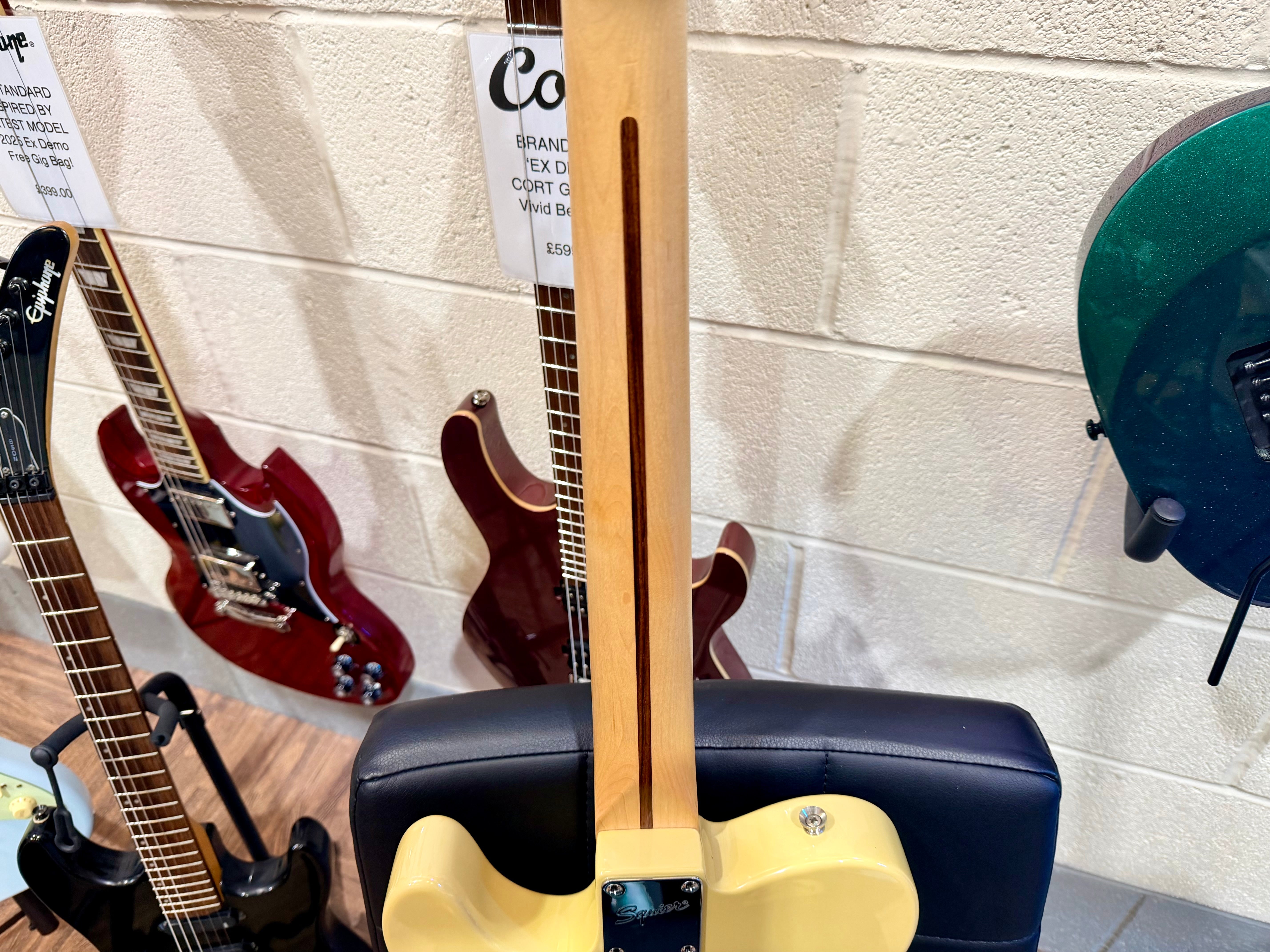 🌟2005🌟 Squier By Fender Custom II Vintage Modified Telecaster P90~ Blonde Tele