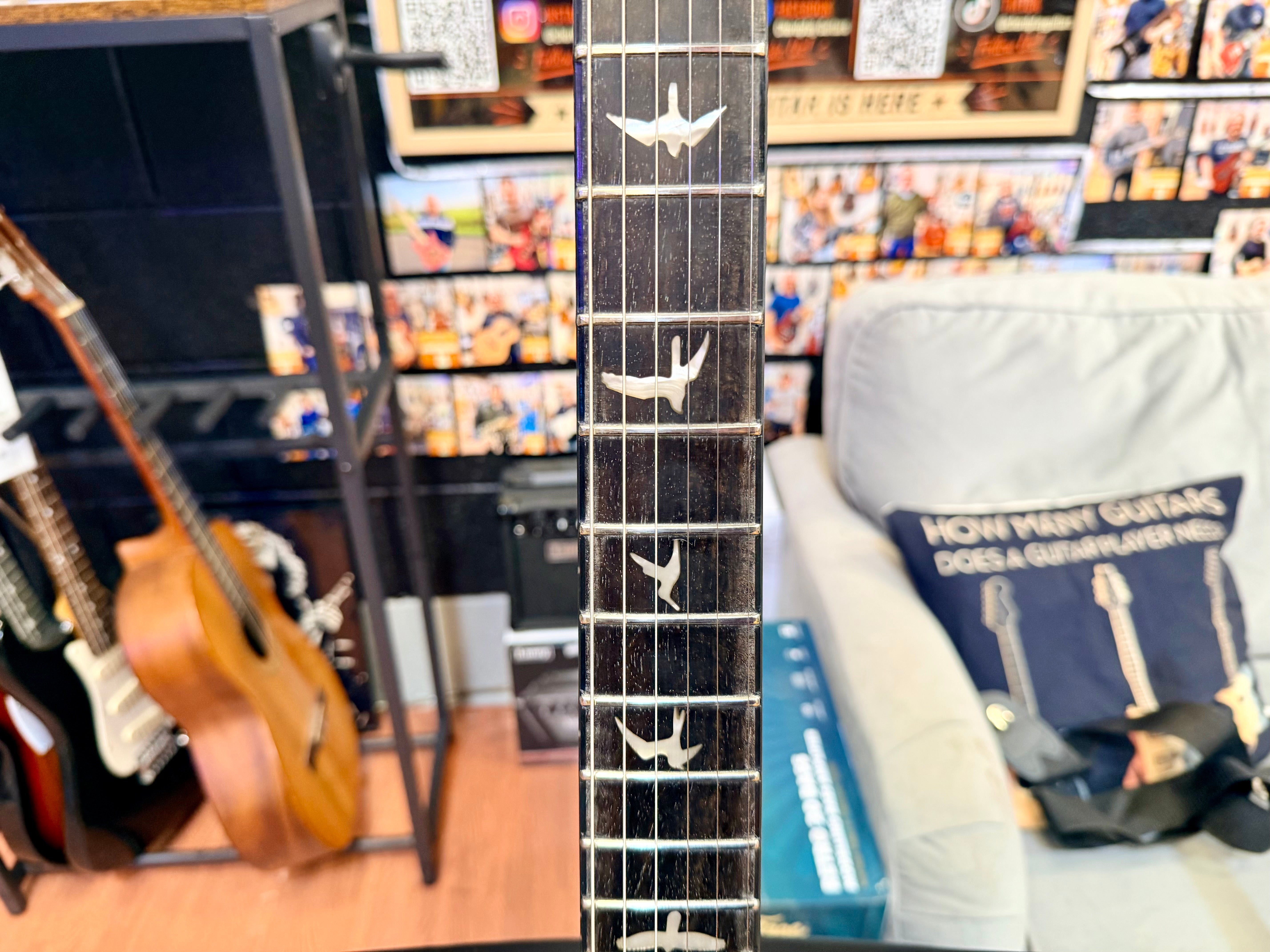 🔥2022🔥 PRS SE Custom 24 Floyd Rose~ Charcoal Burst~ Gig Bag~ Mint Condition!