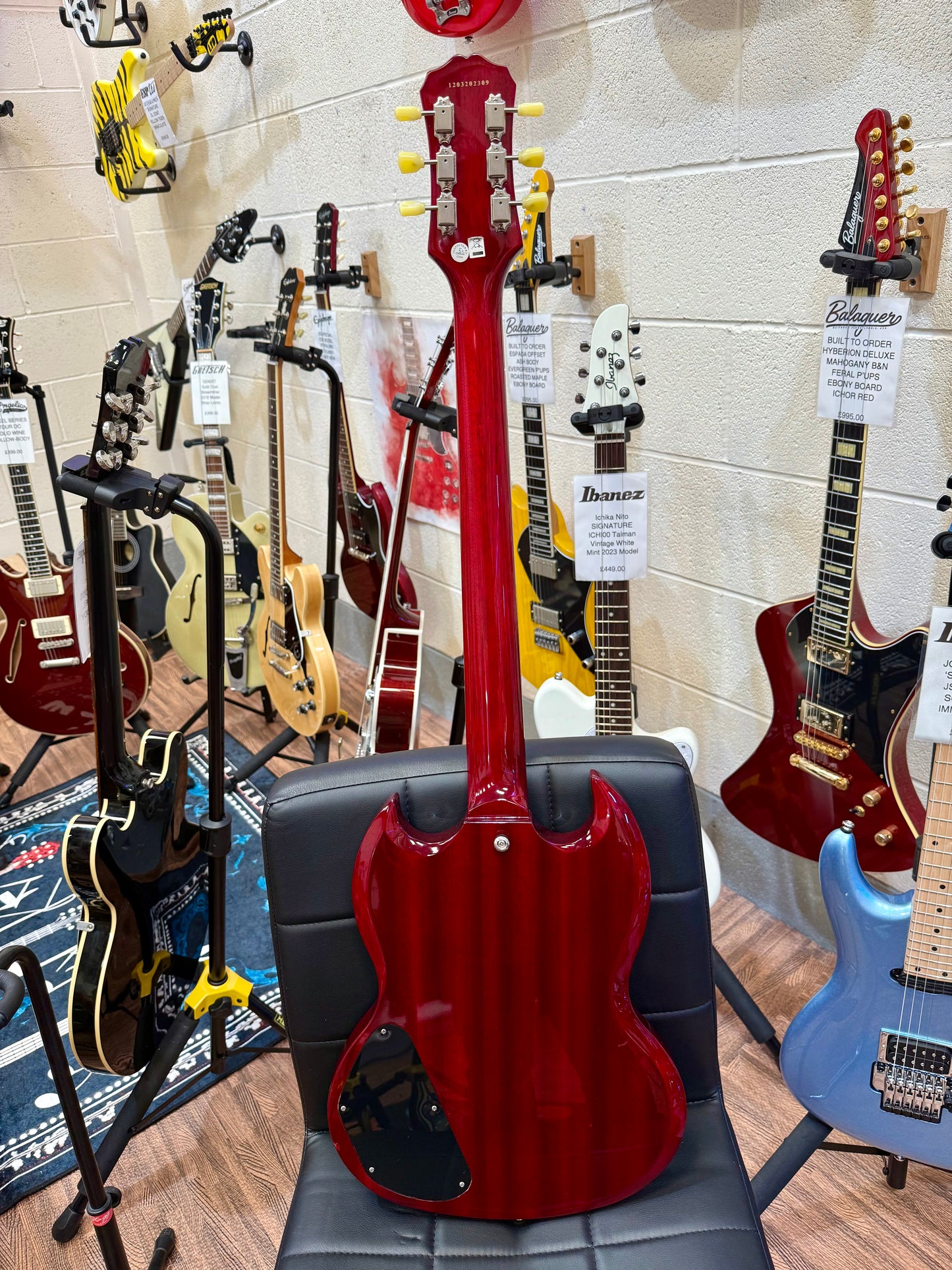 🍒2012🍒 Epiphone SG G-400 Pro~ Heritage Cherry Red + Hiscox Hard Case!