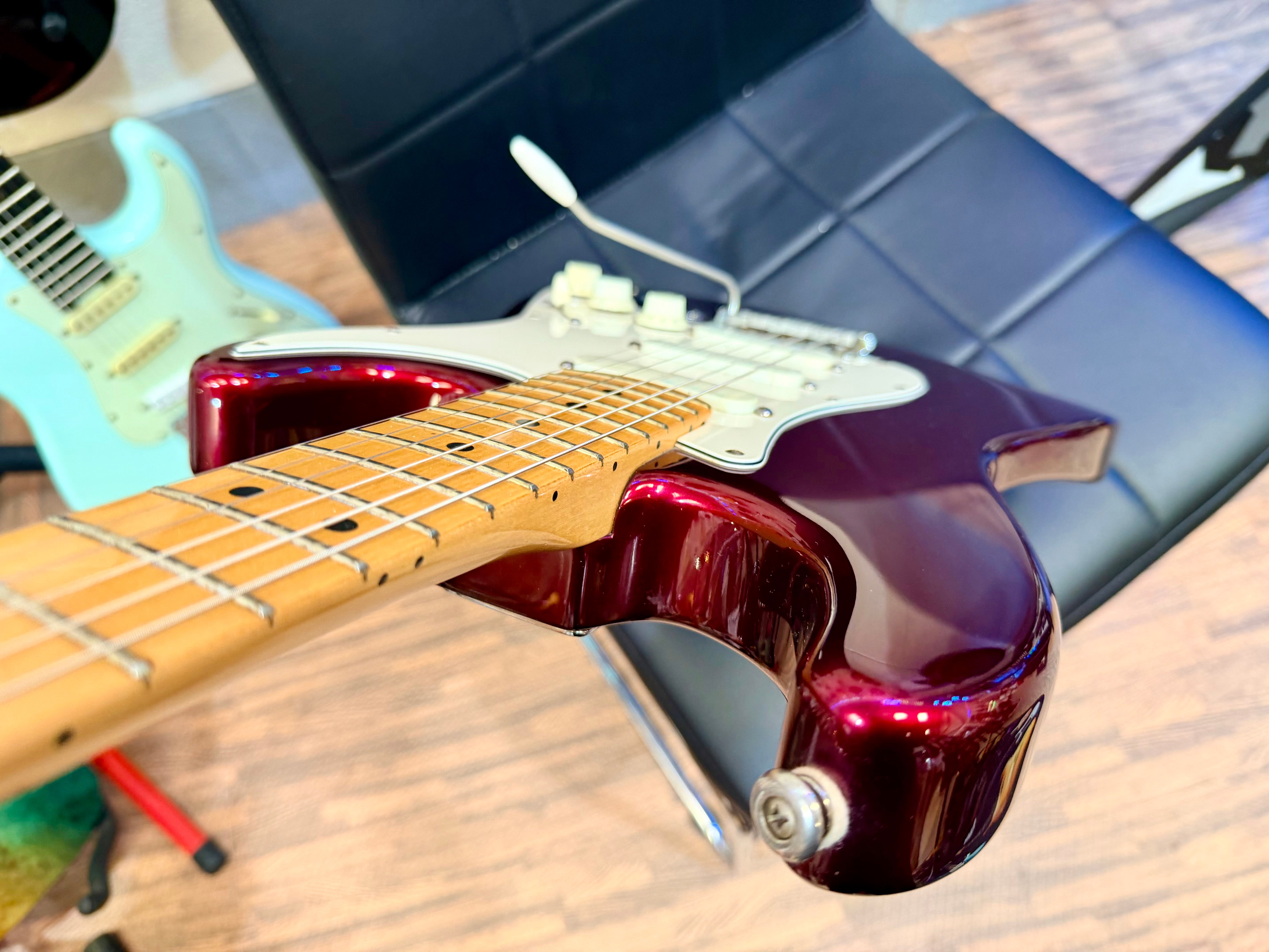 ✨1989 USA✨ Fender American Stratocaster Plus Deluxe~ Midnight Wine~ Lace Sensor