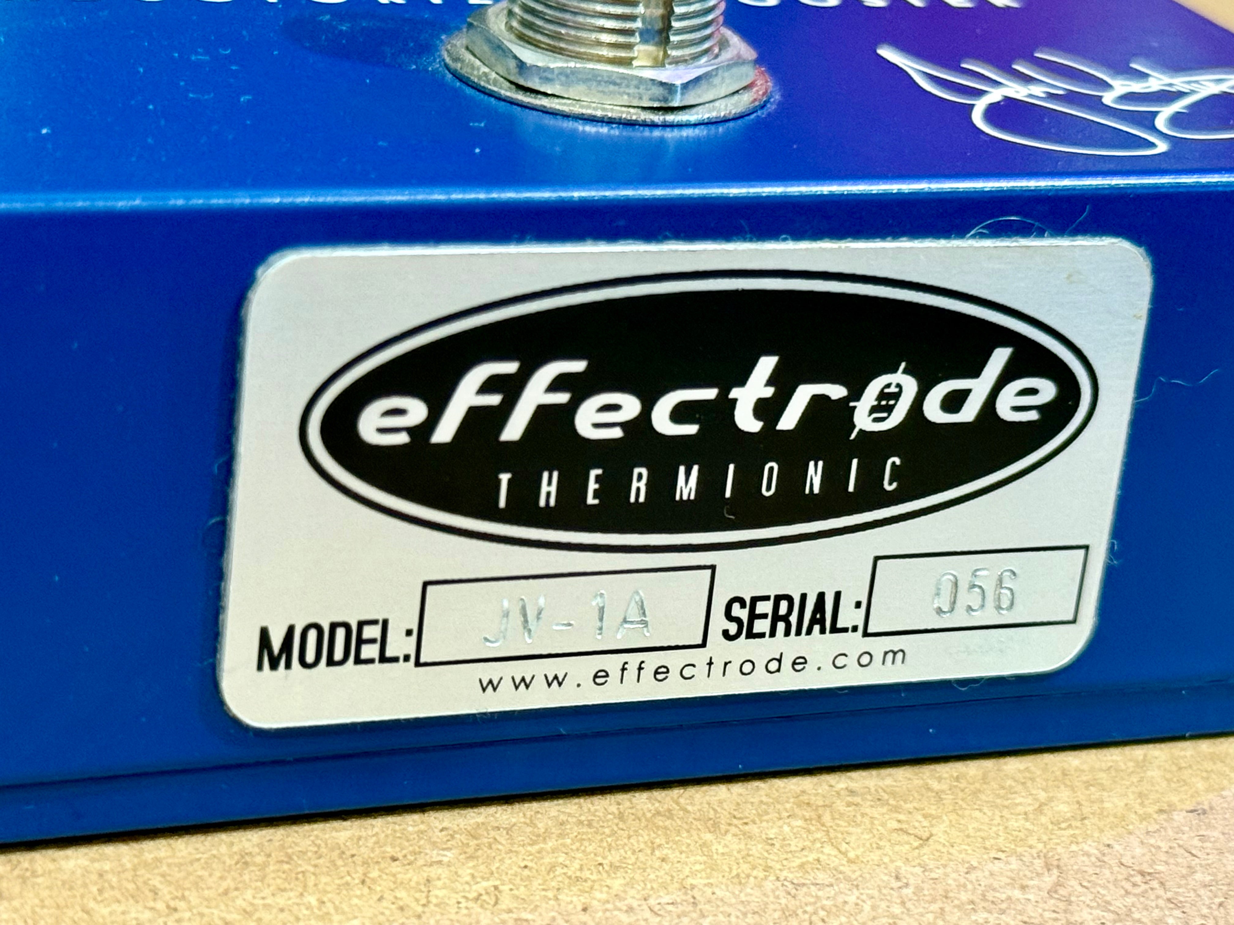 🎸MINT🎸 Effectrode Blue Bottle Inductorized Booster Pedal~ Valve Guitar Effects