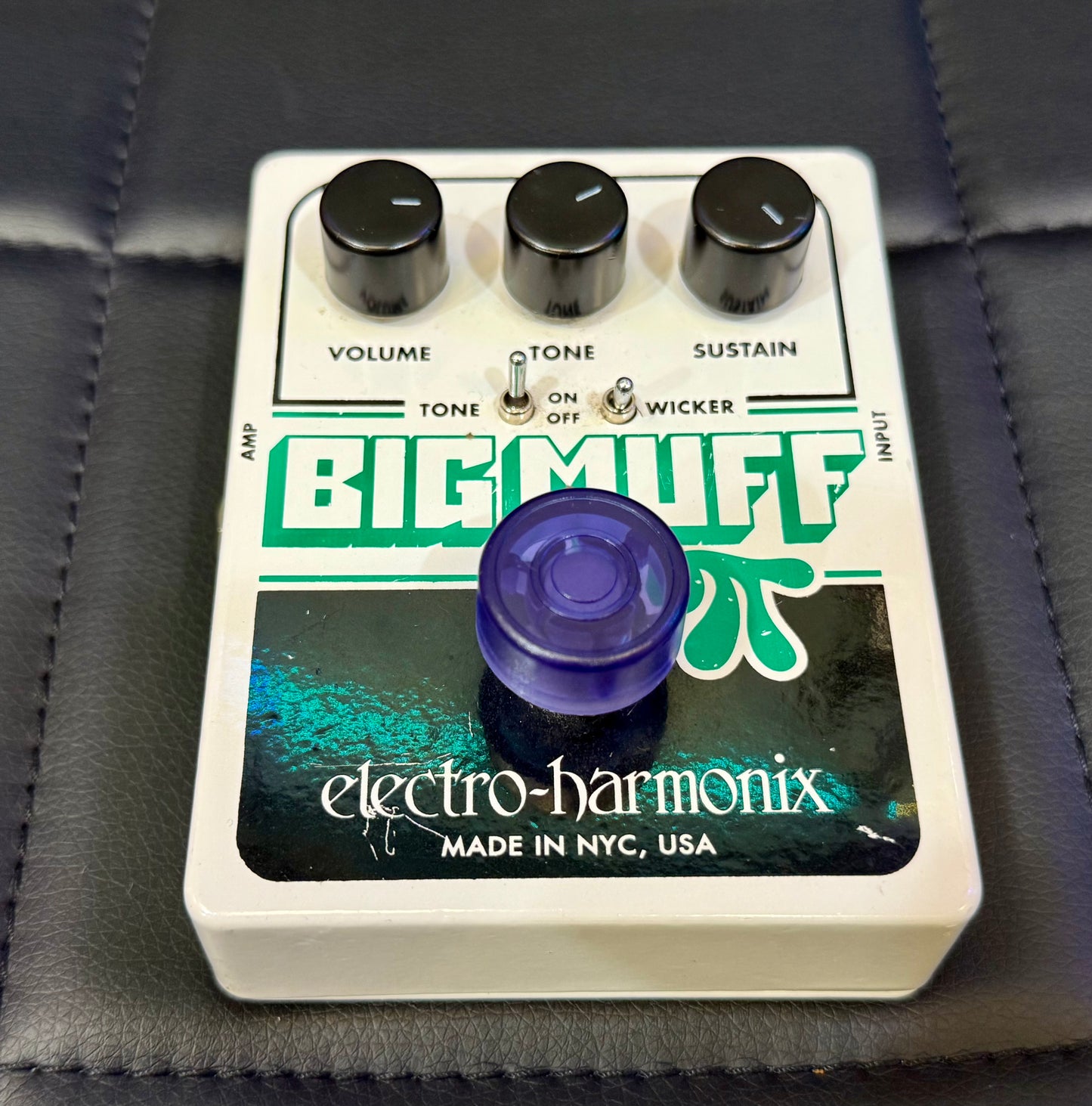 🎸 Electro-Harmonix Big Muff Pi Tone Wicker Fuzz Pedal~ Guitar Effects Unit 🎸