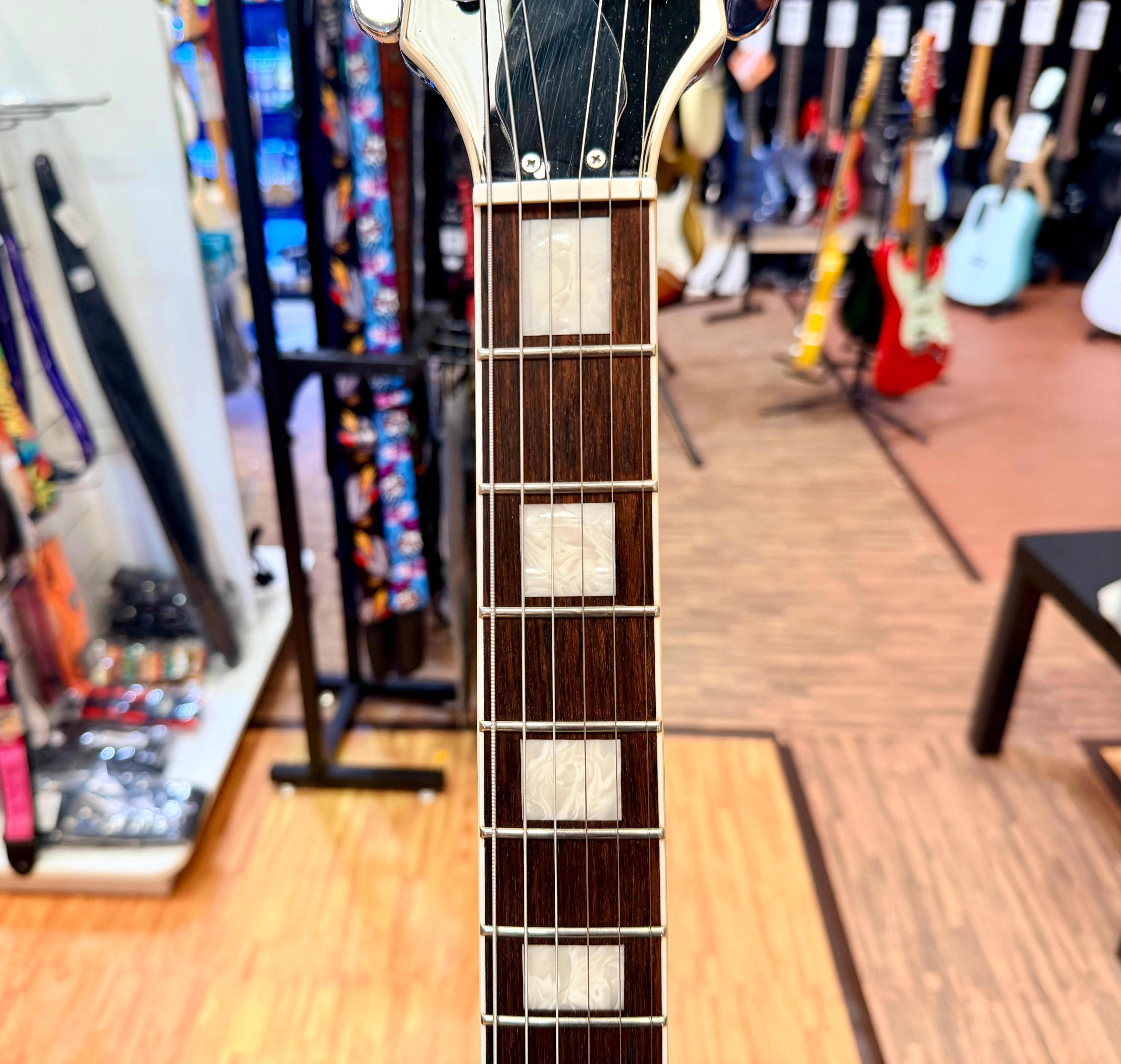 🔥2005🔥 Burny RLC-55JS John Sykes Les Paul Custom Signature Black~ Japan Import