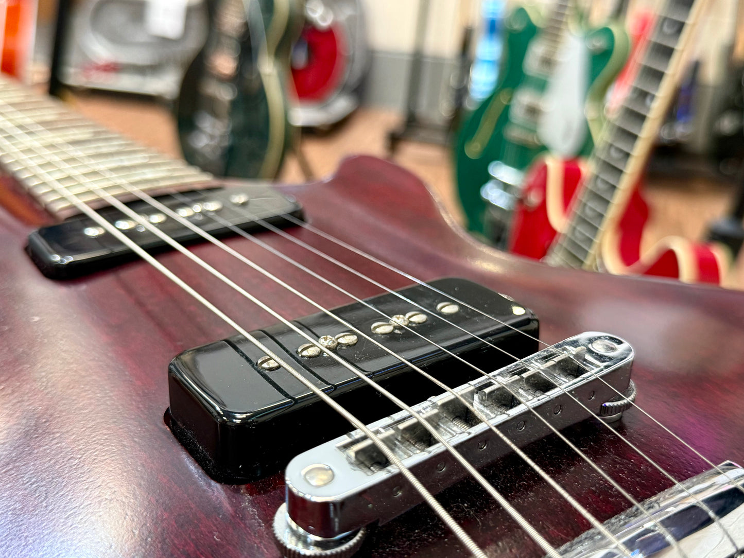 🔥2013 USA🔥 Gibson Les Paul ‘50s Tribute~ Wine Red~ Hiscox Hard Case~ P90 P’ups