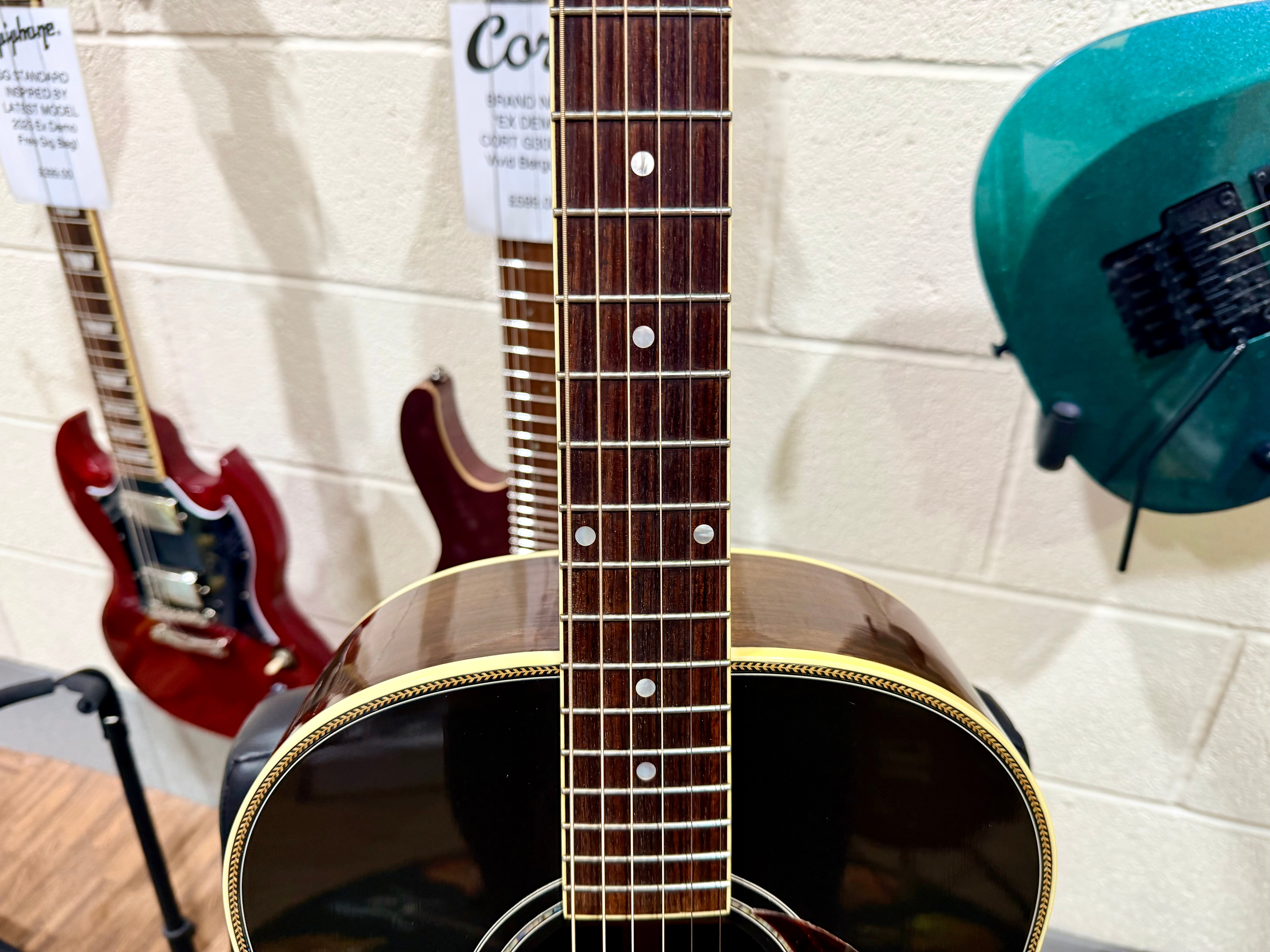 ⭐2011⭐ Gibson J-45 Custom Acoustic Guitar~ Rosewood~ Seymour Duncan SA-6 Pickup!