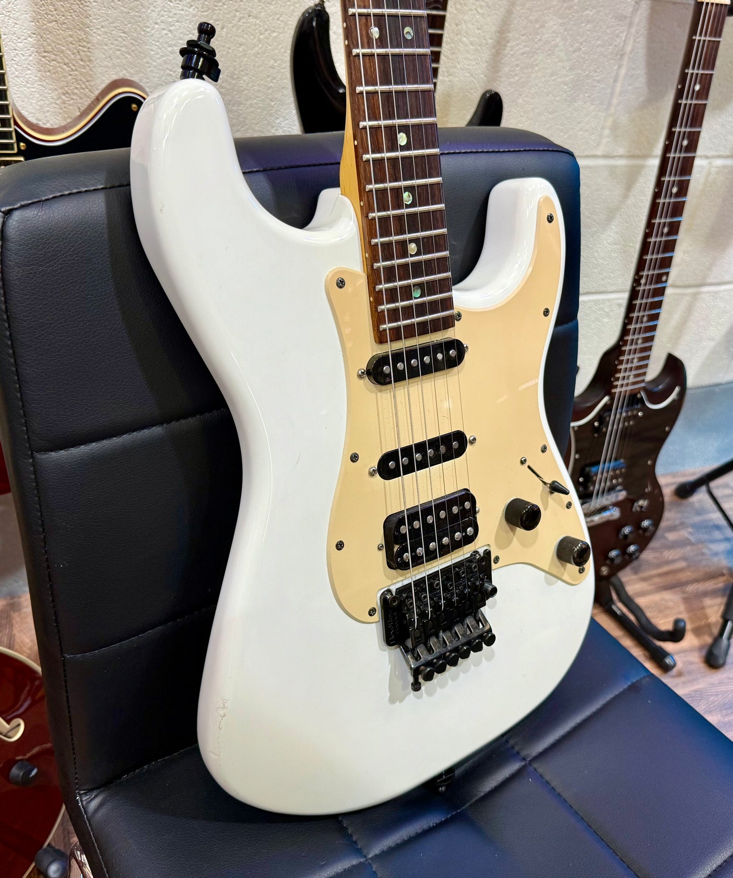 🔥 2013 ROSEWOOD 🔥 Jackson Adrian Smith SDX Snow White~ Iron Maiden Signature!