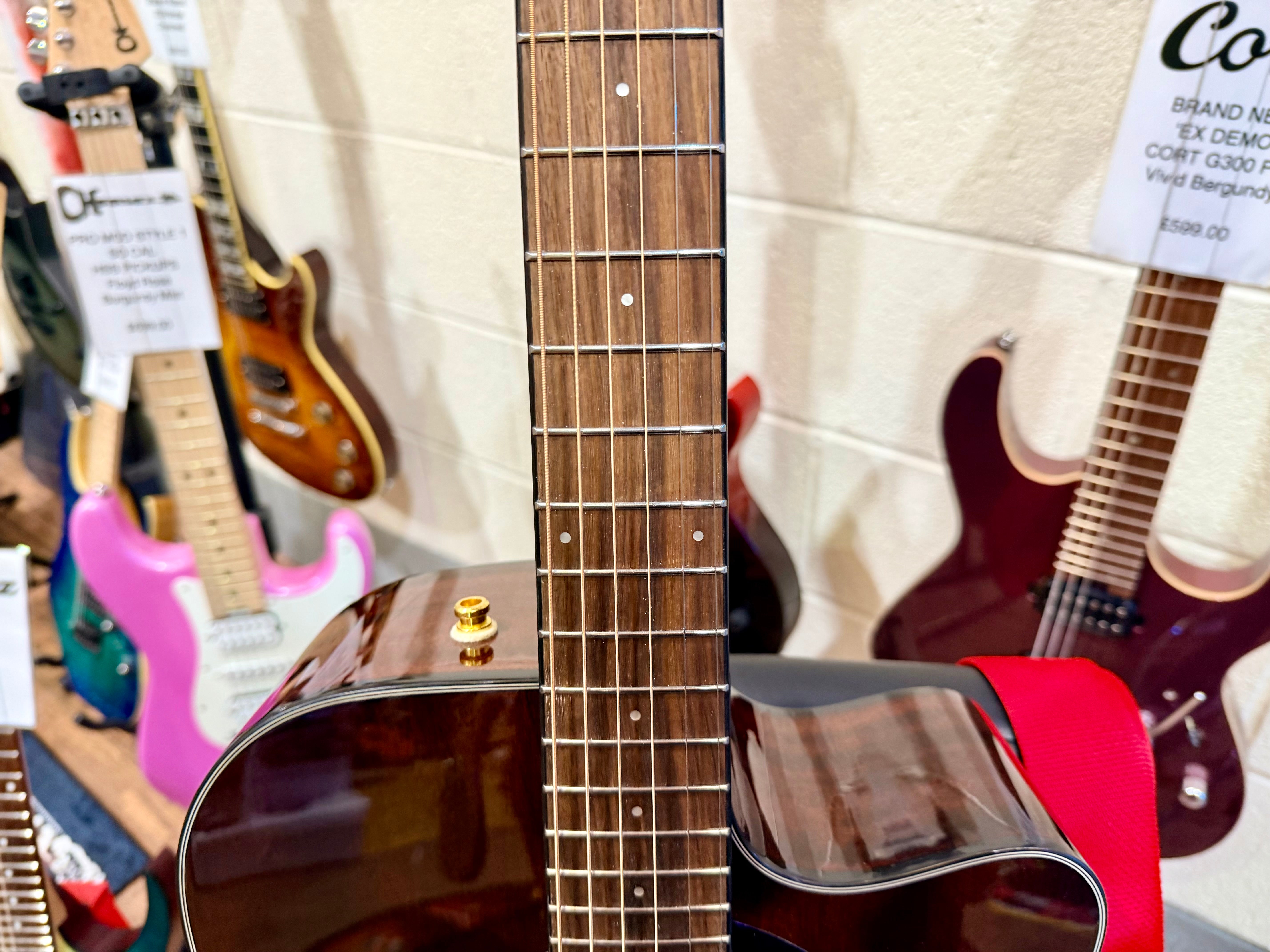 ✨MINT⚡️ Fender CD-60SCE Dreadnought Electro Acoustic Guitar~ All-Mahogany!