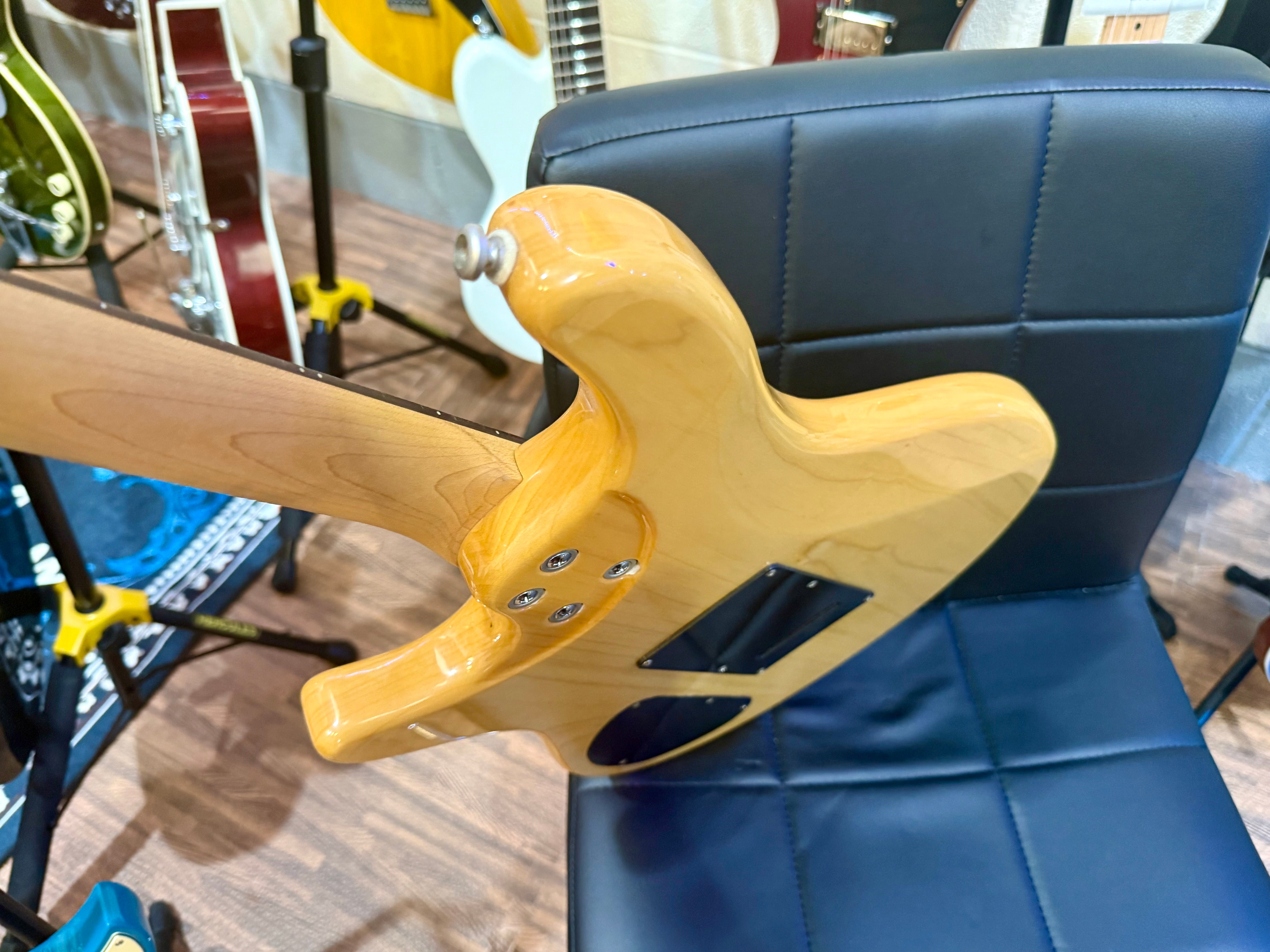 🌟KOREAN🌟 Shine SIL-410 F-Hole Electric Guitar~ Made In Korea~ Natural Gloss!