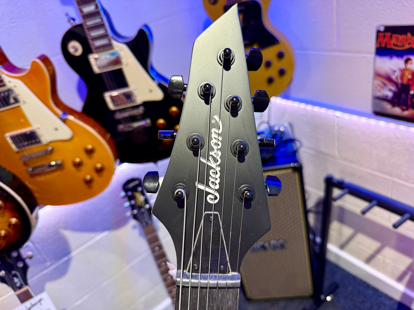 🔥NEW 2025🔥 Jackson JS22-7 RR HT Randy Rhodes 7 String~ Satin black!