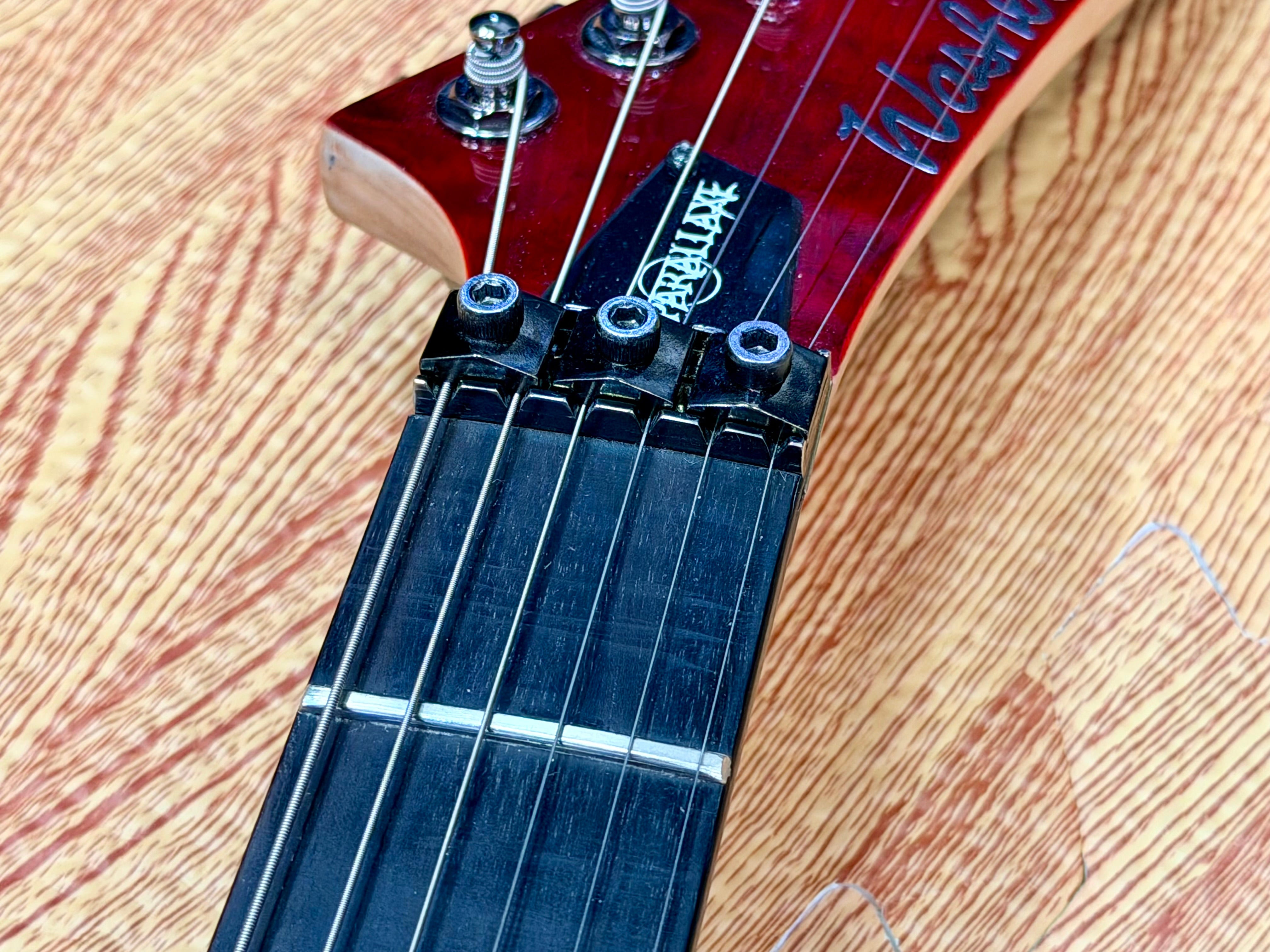 🔥RARE🔥 Washburn Parallaxe PXS10FRQTR Floyd Rose~ Seymour Duncan~ 2014~ Red