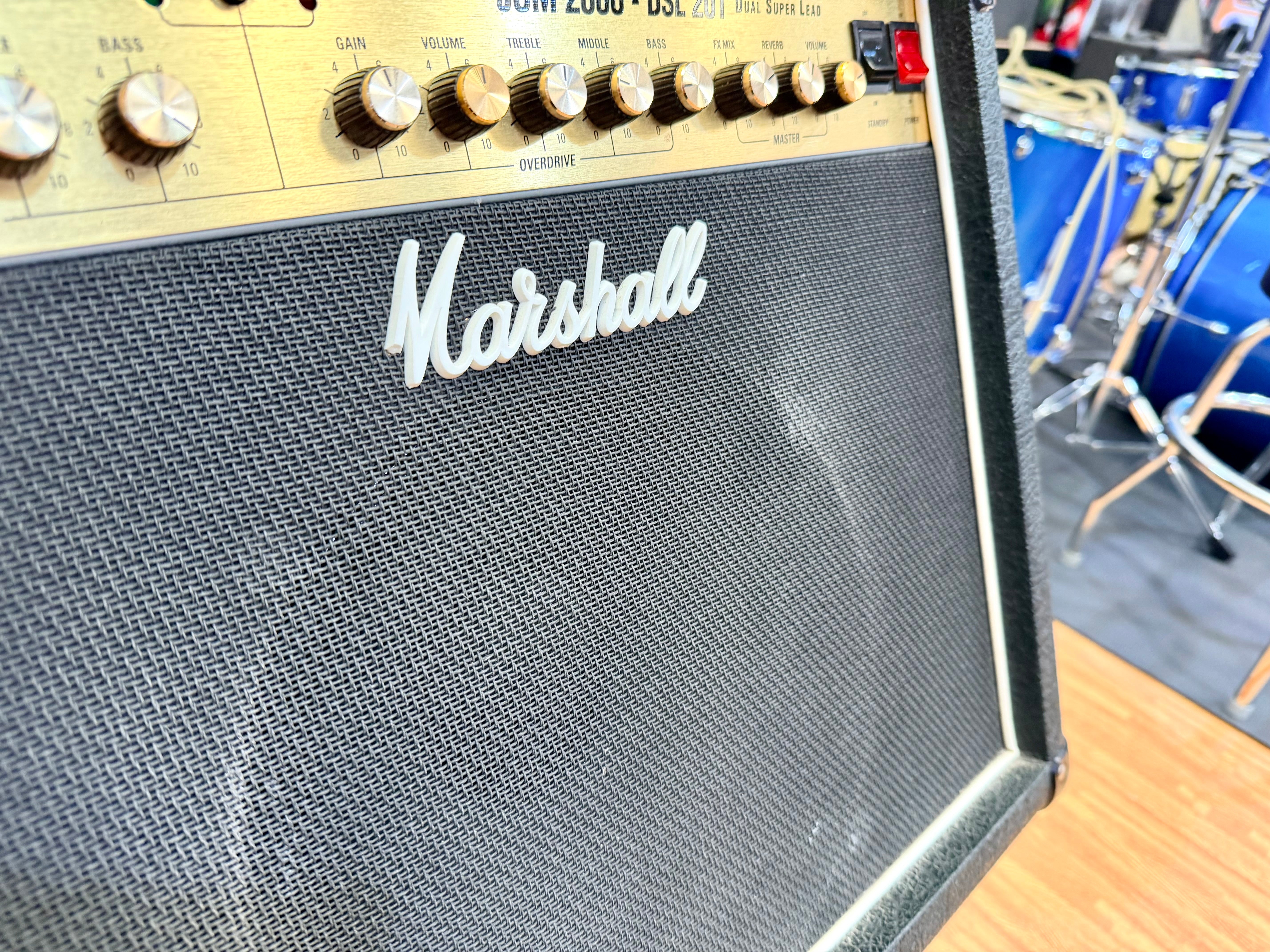 ✨ MADE IN UK ✨ Marshall JCM2000 DSL201 Valve Combo Amplifier with Footswitch!
