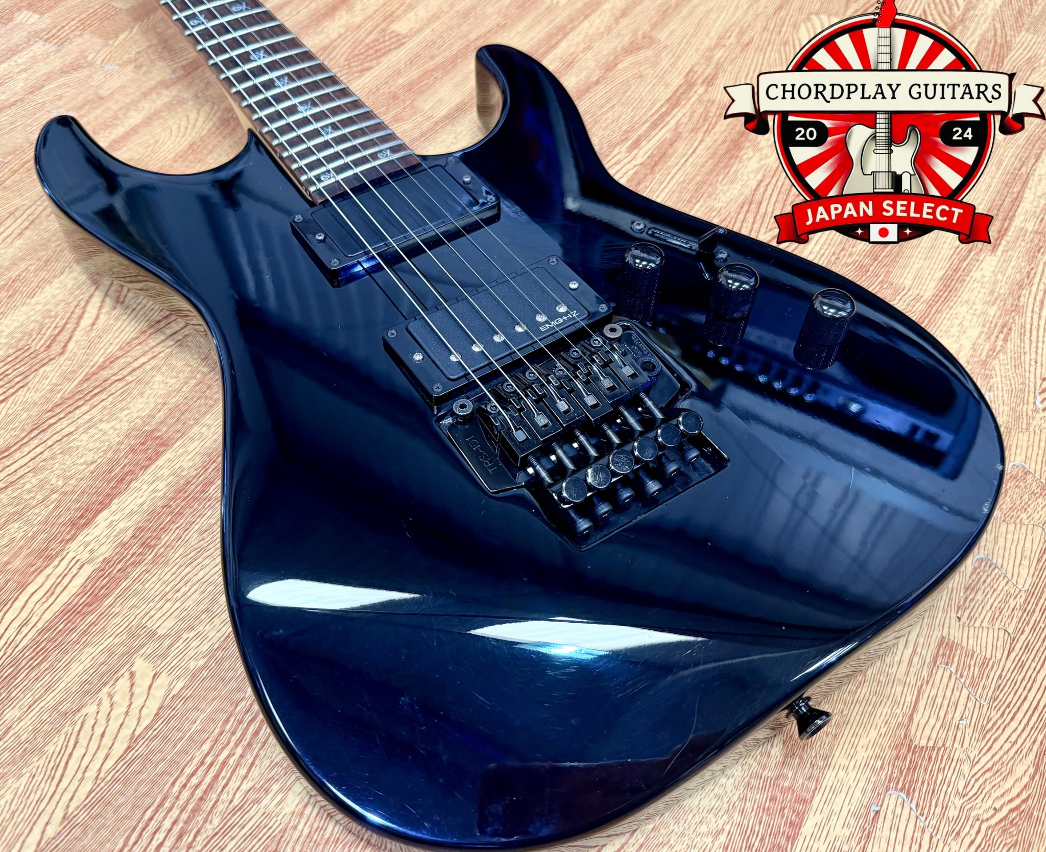 π―π΅ 1990βs π―π΅ Edwards By ESP MR-85~ MIJ Kirk Hammett~ Floyd Rose/EMG~ Japan!