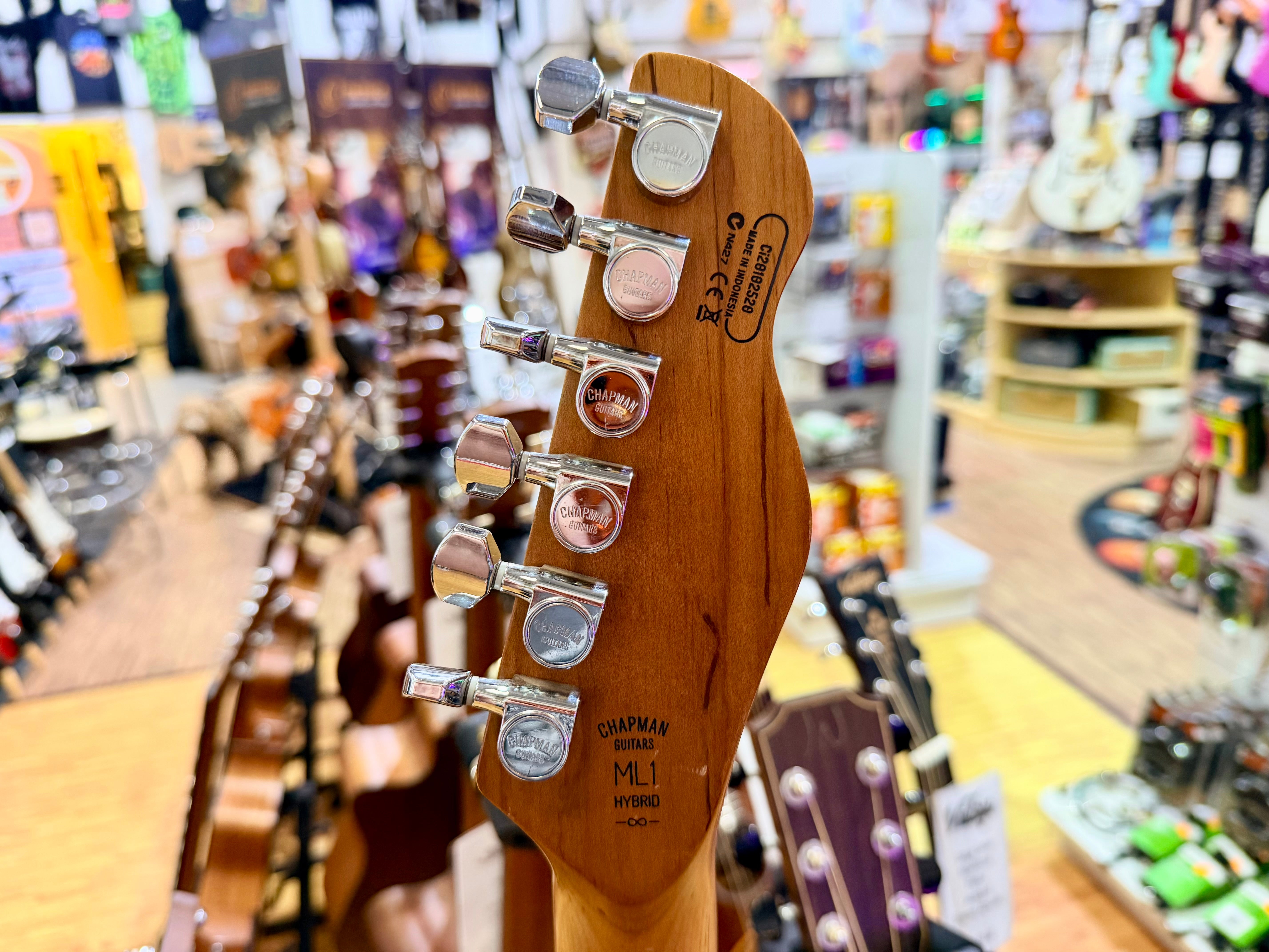 ☀️2020☀️ Chapman Guitars ML1 Hybrid~ Cali Sunset Red HSS~ Roasted Maple Neck!