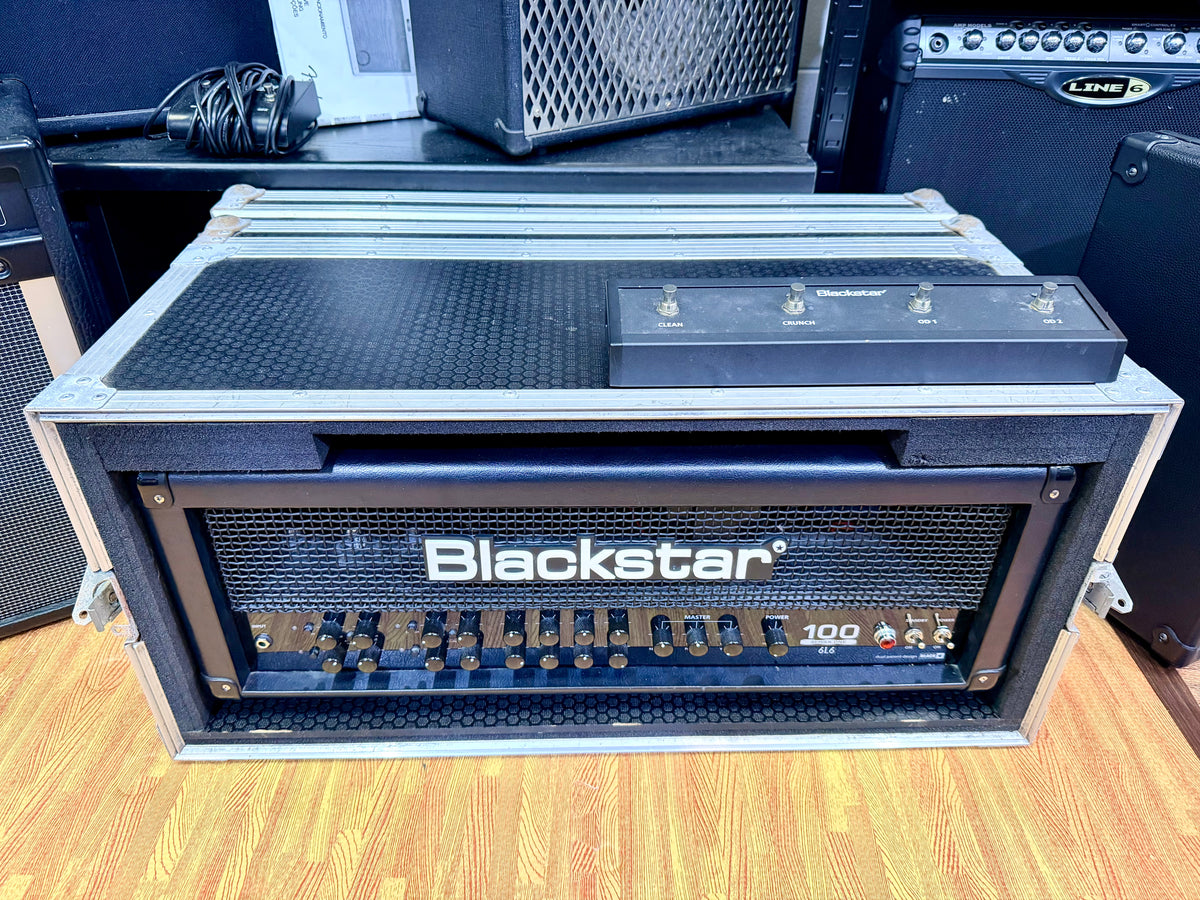 ⭐ Blackstar Series One 100 6L6 Valve Amp Head~ With Footswitch & Flight Case ⭐