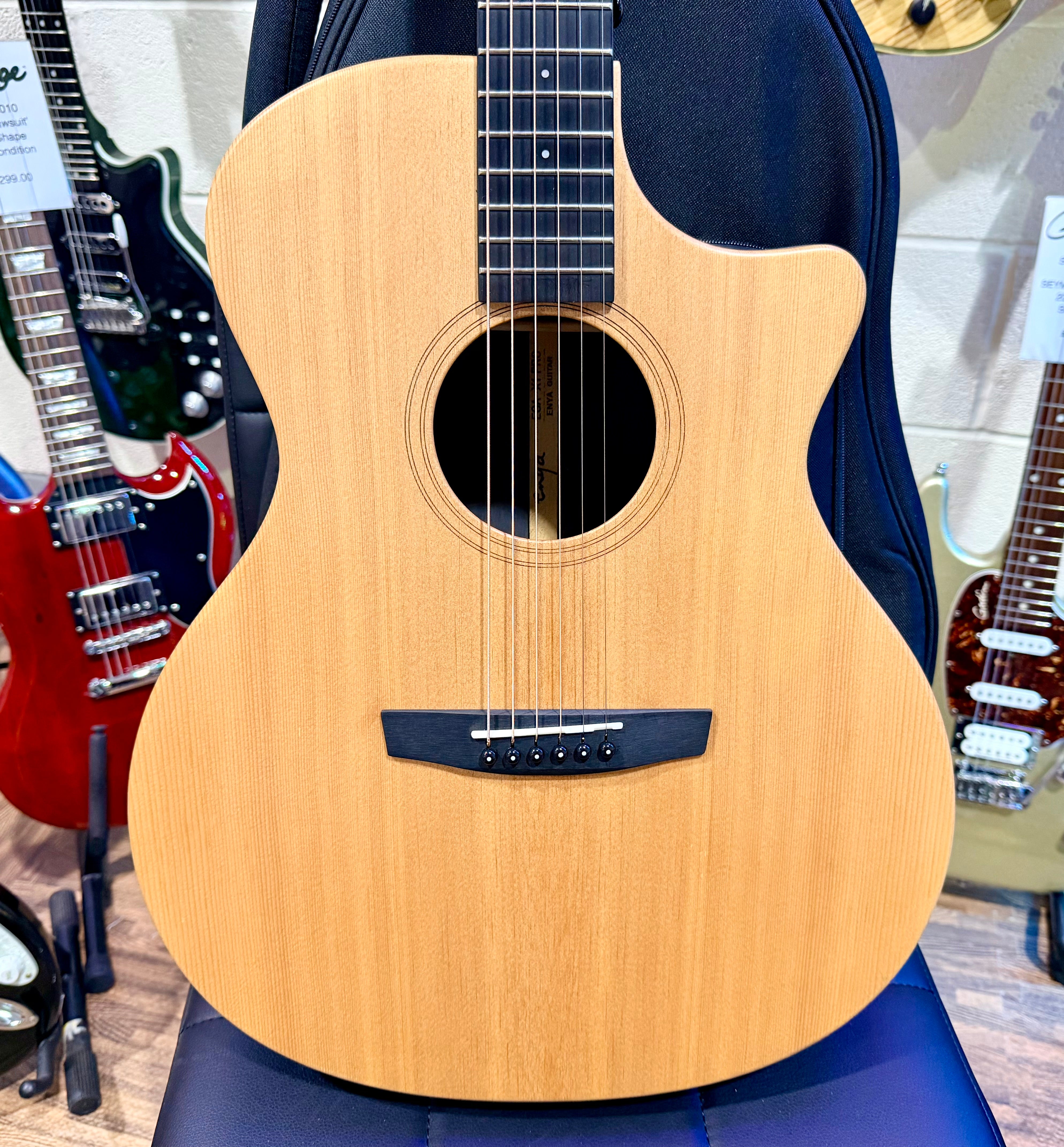 🔥NEW🔥 Enya EGA-X1 Pro EQ Natural Electro-Acoustic Guitar~ Smart FX Live Preamp