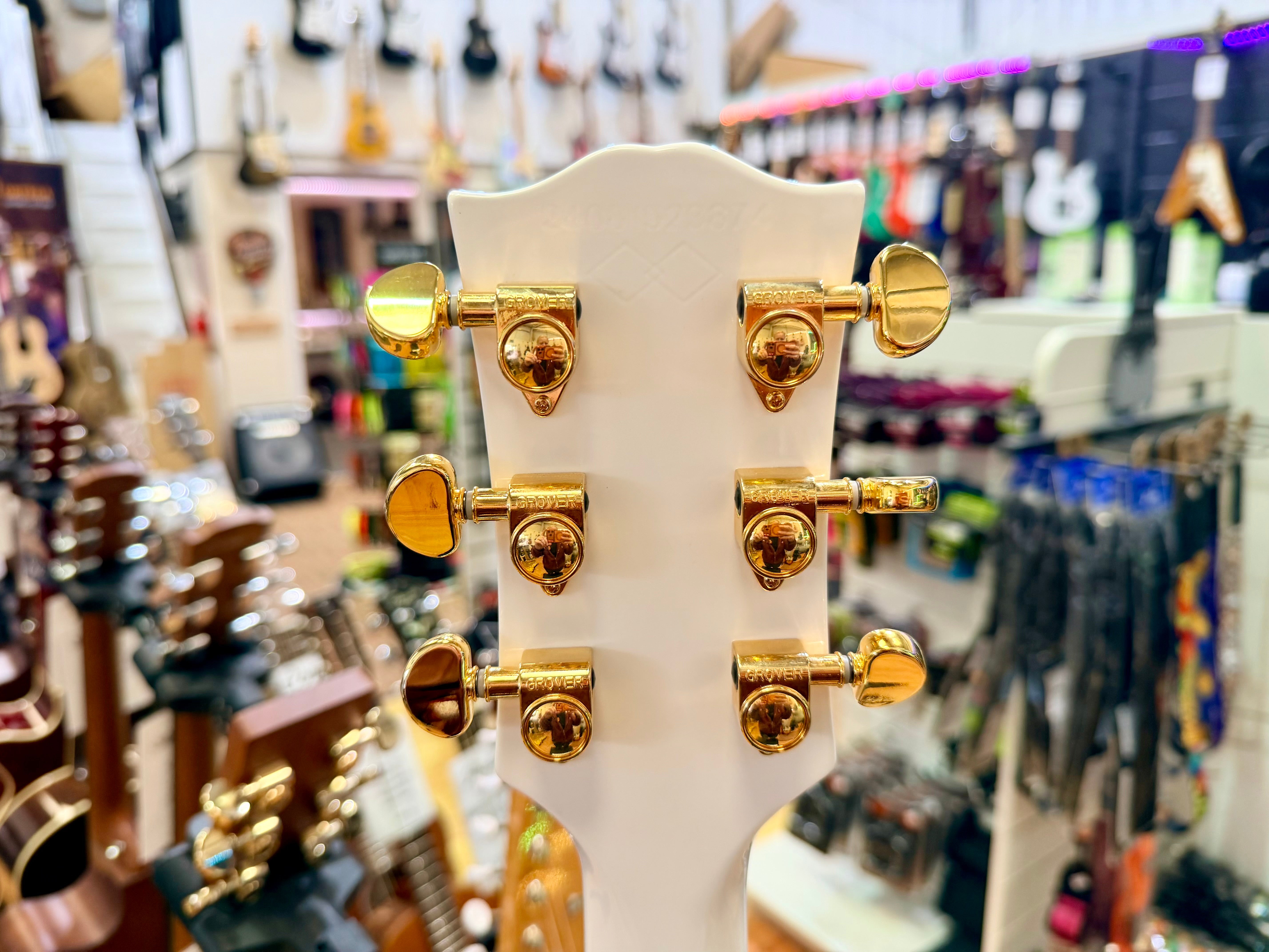 🔥2024🔥 Epiphone Inspired By Gibson Custom Les Paul~ Alpine White~ USA Pickups!
