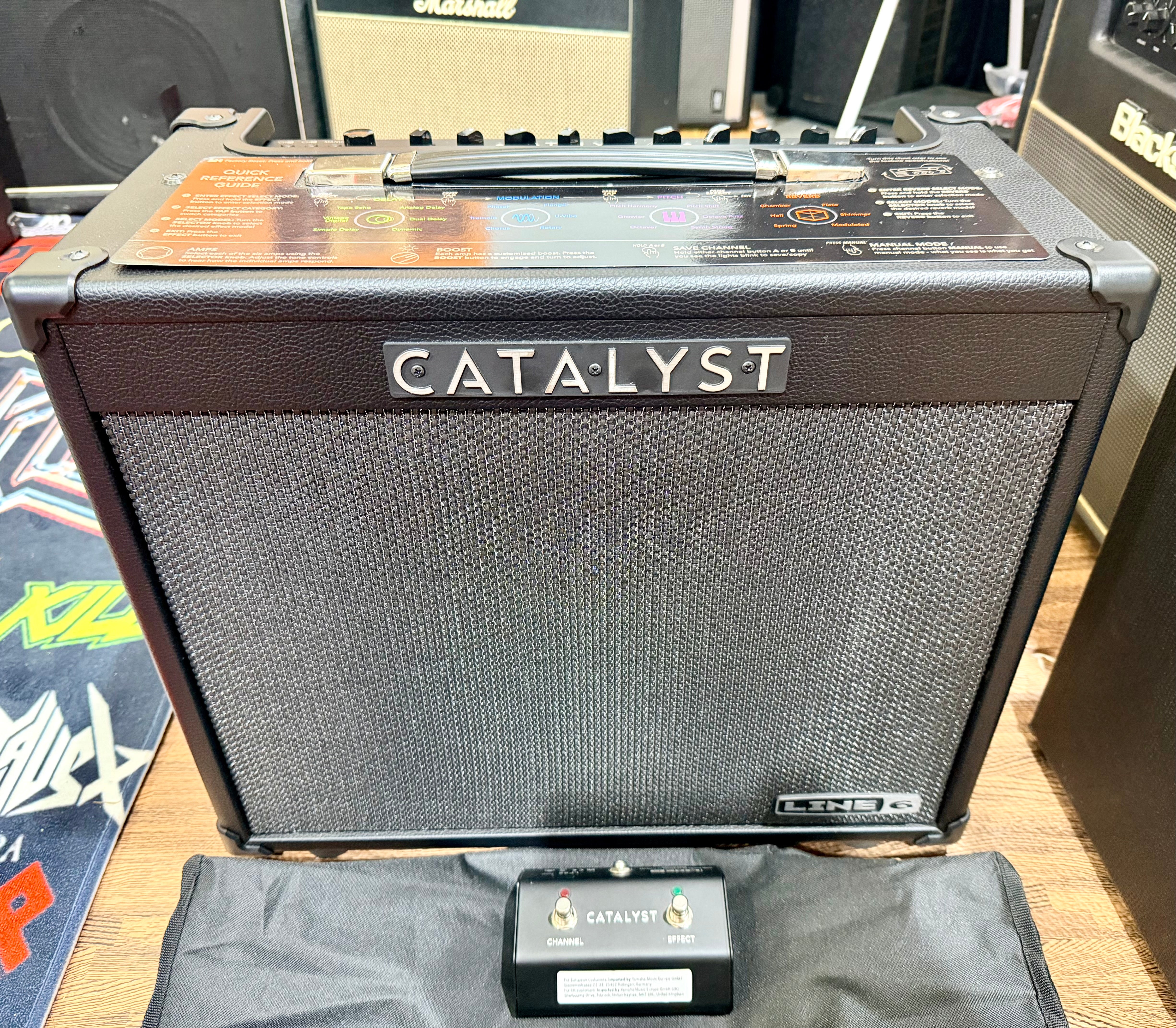 🔥EX-DEMO🔥 Line 6 Catalyst 60 Electric Guitar Combo Amp~ Footswitch & Cover!