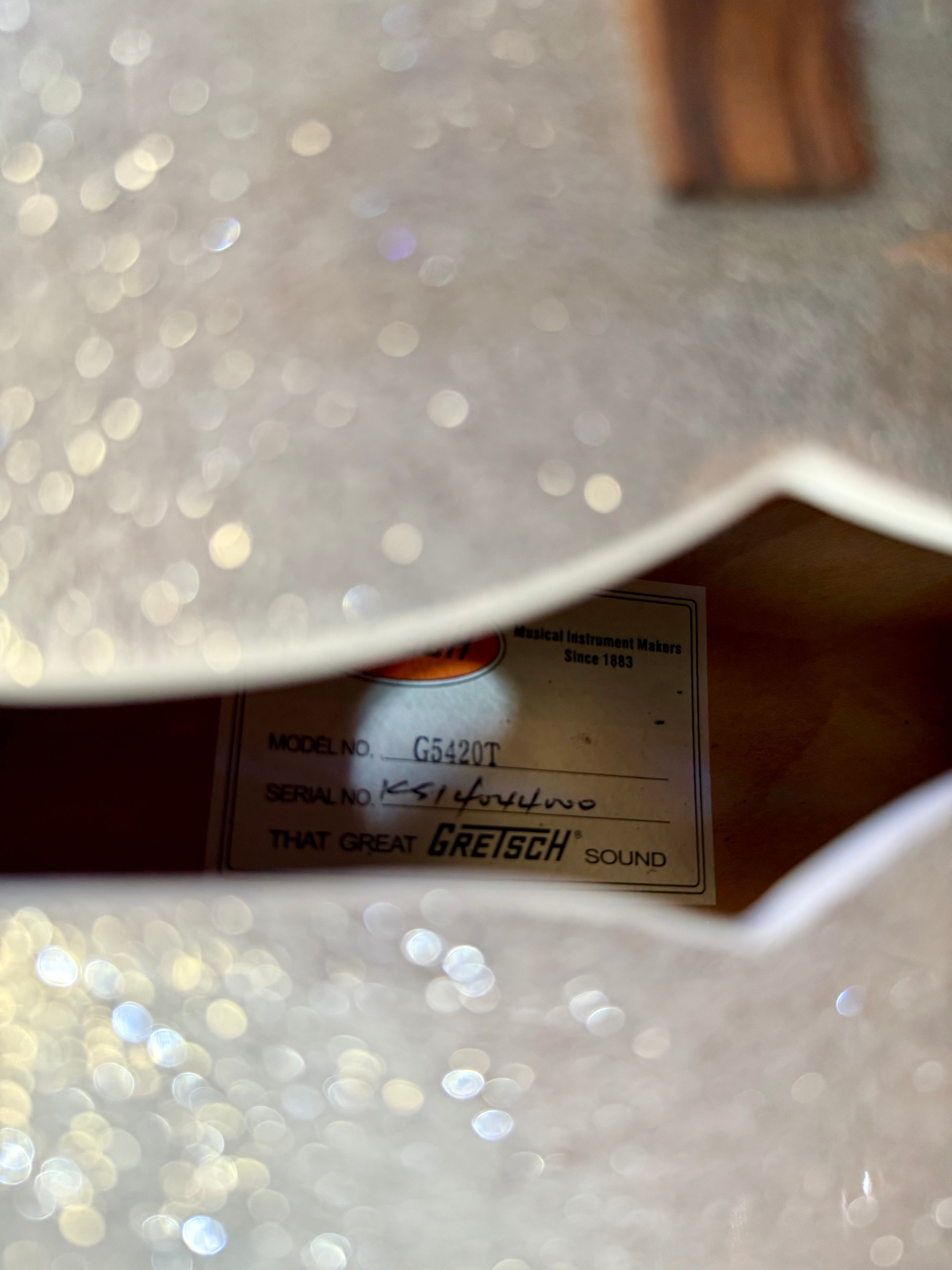 ✨2014✨ Gretsch Electromatic G5420T Silver Sparkle~ FSR Limited Edition~ Korea!