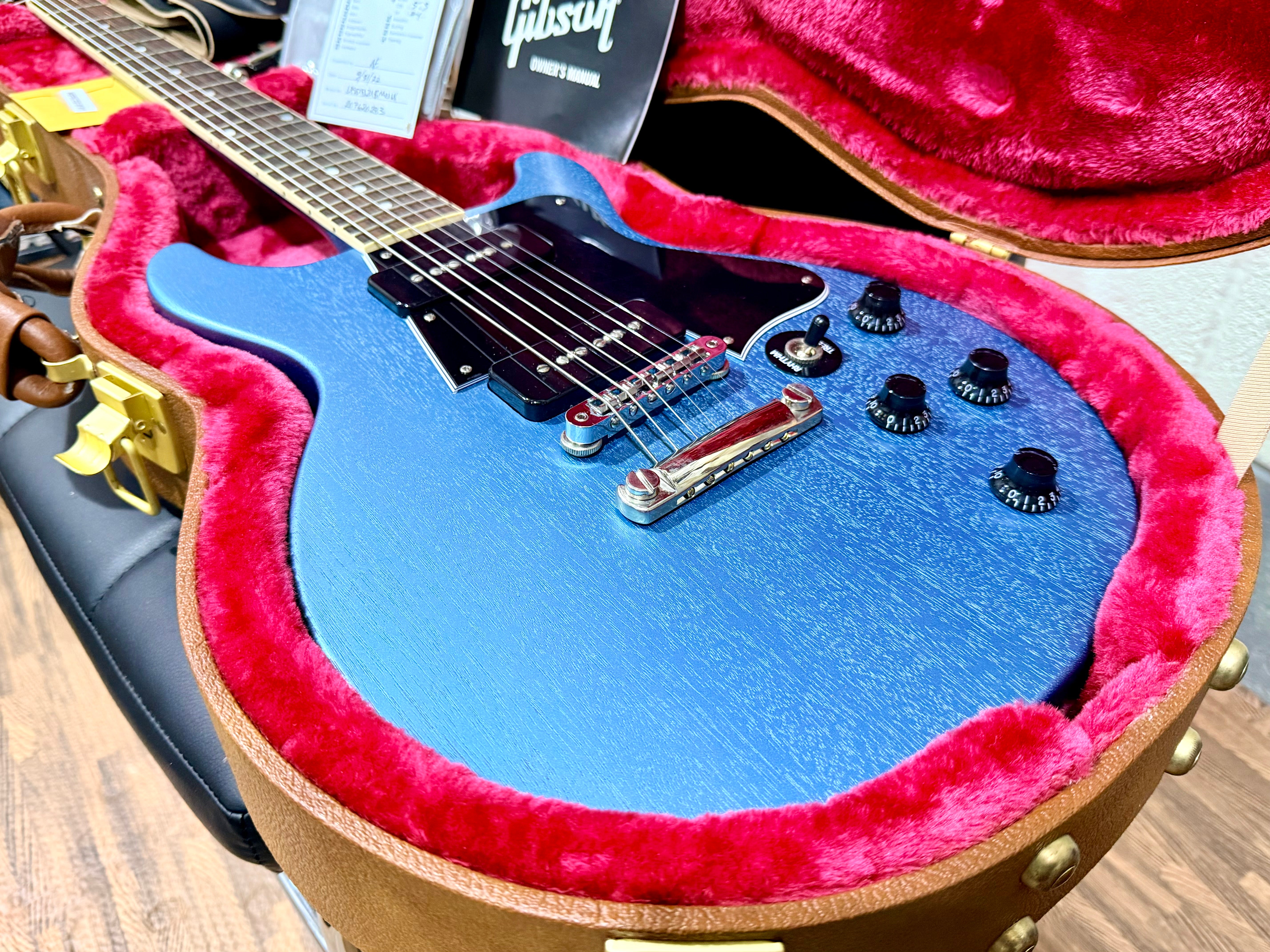 π Gibson Artist Series~ Rick Beato DC Les Paul Special Double-Cut~ Blue Mist π