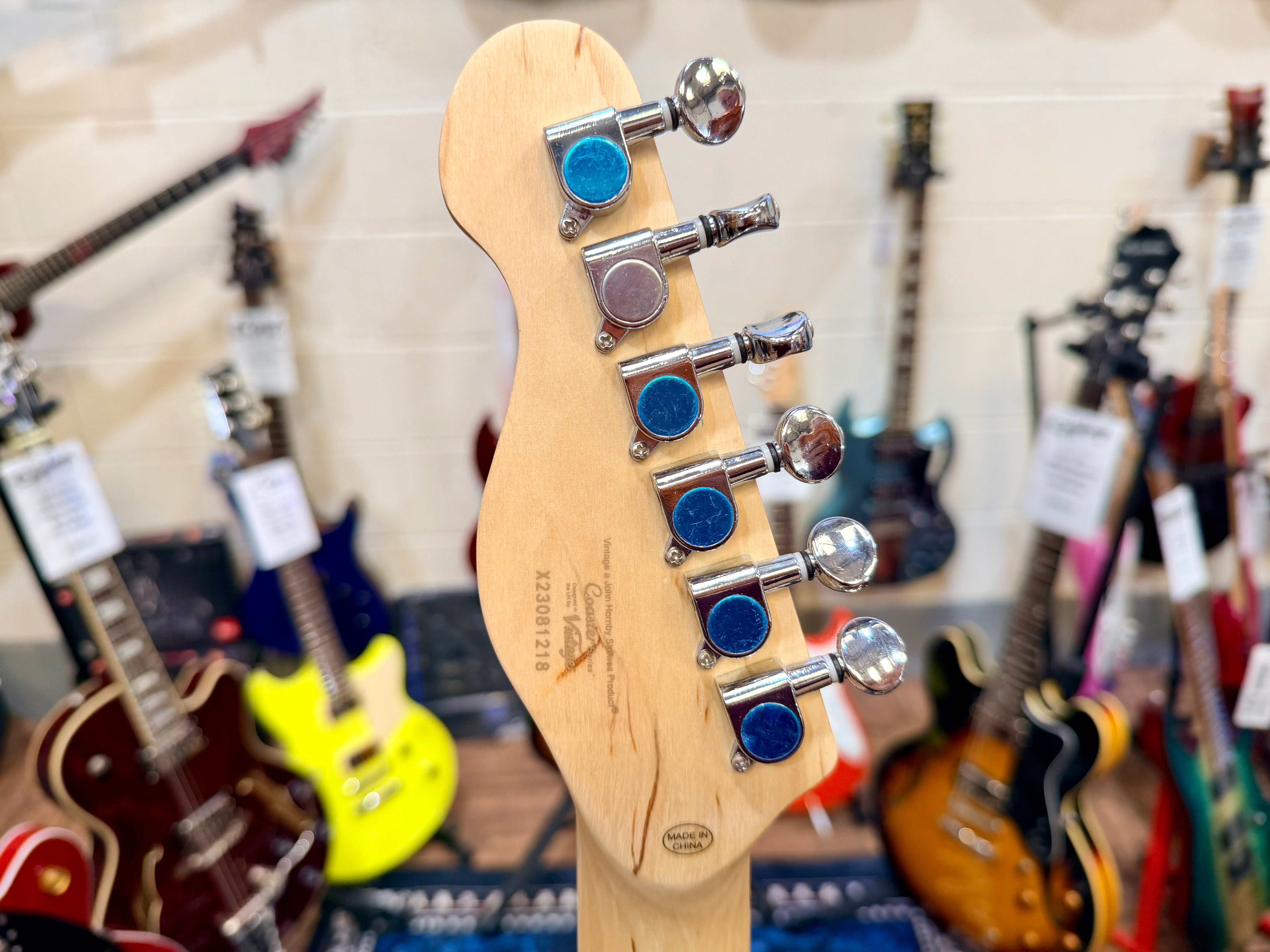 🌟B-STOCK🌟 Vintage V20 Maple Coaster Electric Guitar~ Butterscotch~ Telecaster!