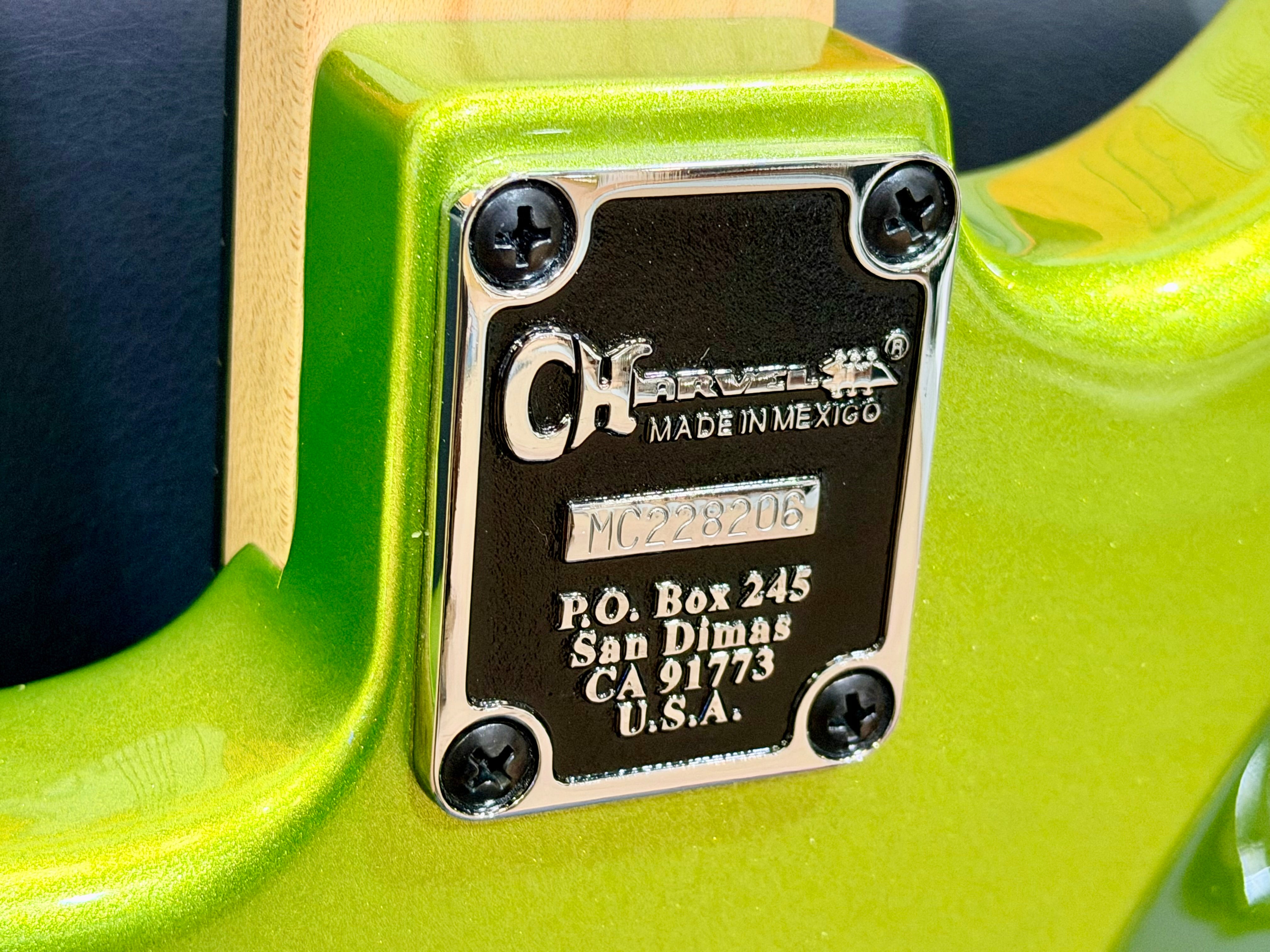 ⚡️2022⚡️ Charvel Pro-Mod San Dimas Style 1 HH FR E~ Lime Green Metallic~ Floyd!