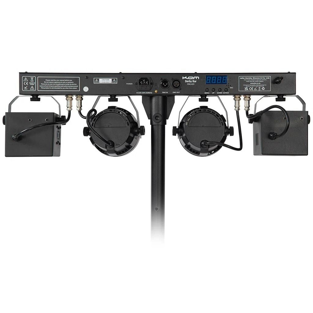 KAM Derby Bar ~ KML420 DJ Disco Party LED Lights + Stand & Remote~ FREE P&P!