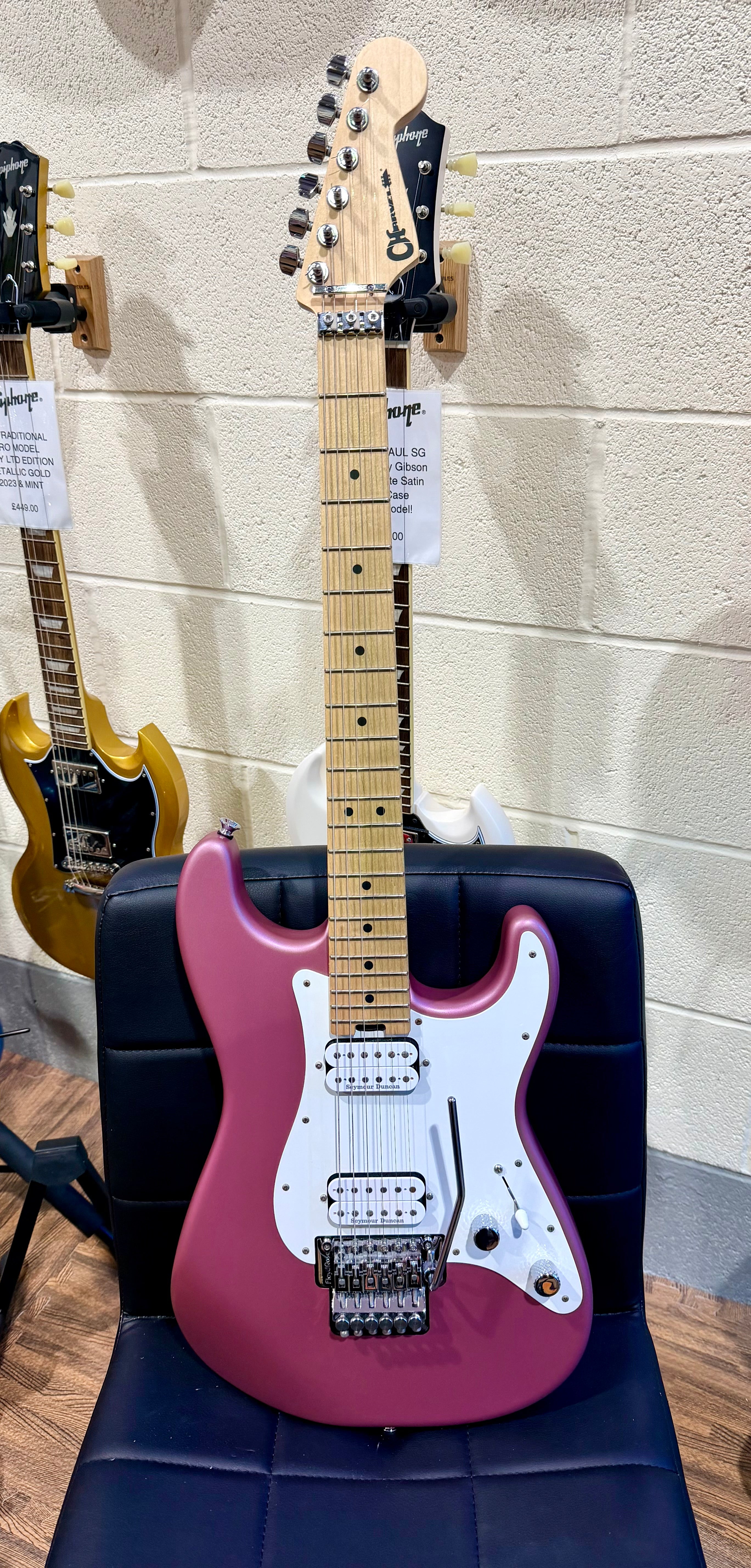 🔥2019🔥 Charvel So Cal Pro Mod Style 1~ HH FR~ Burgundy Mist~ Upgraded Titanium