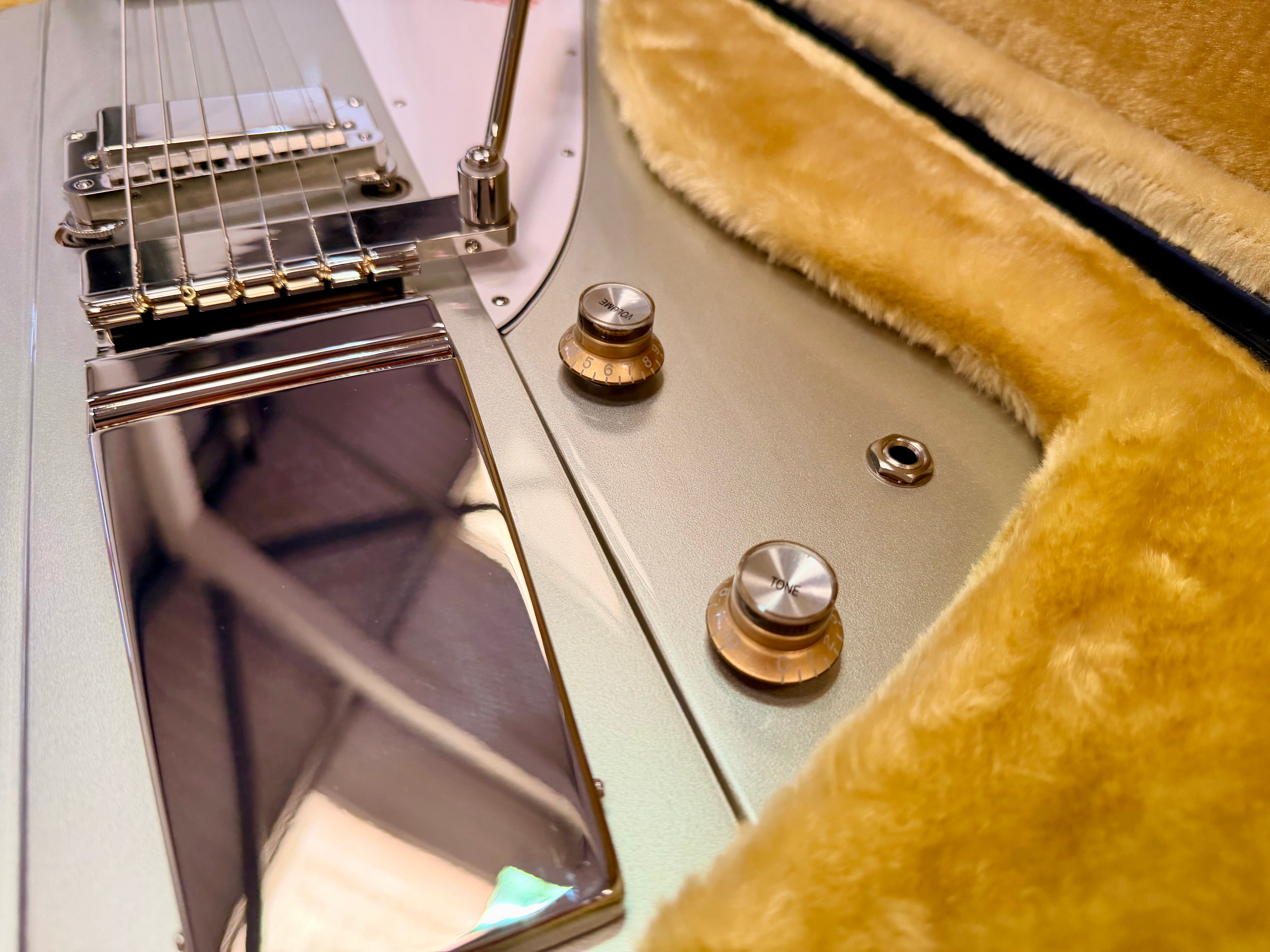 ✨2024✨ Epiphone Inspired By Gibson Custom 1963 Firebird I Silver Mist~ Maestro