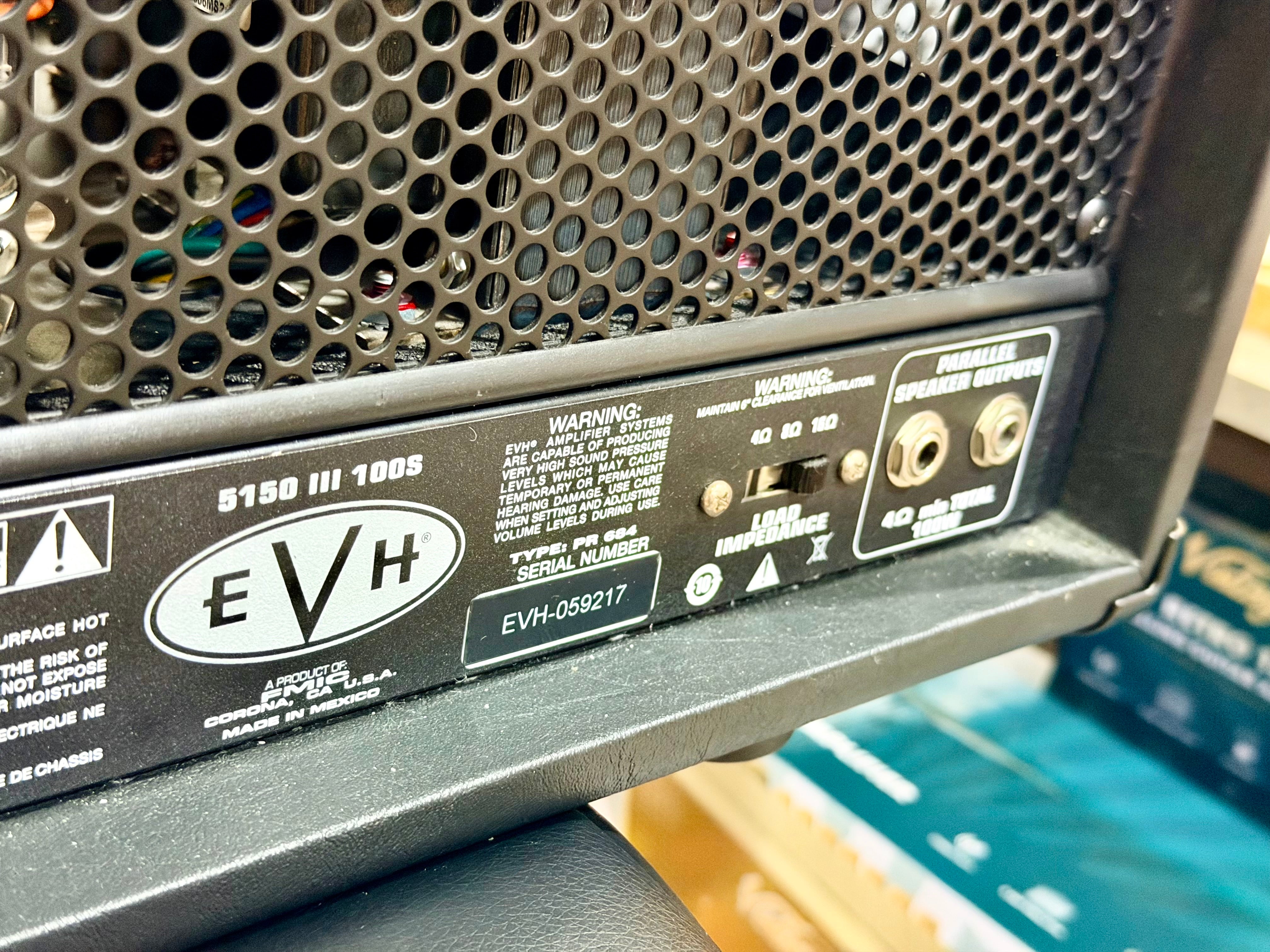 🔥 EVH 5150 III S Stealth 100w Amplifier Head~ 3 Channel Tube Amp~ Black 🔥