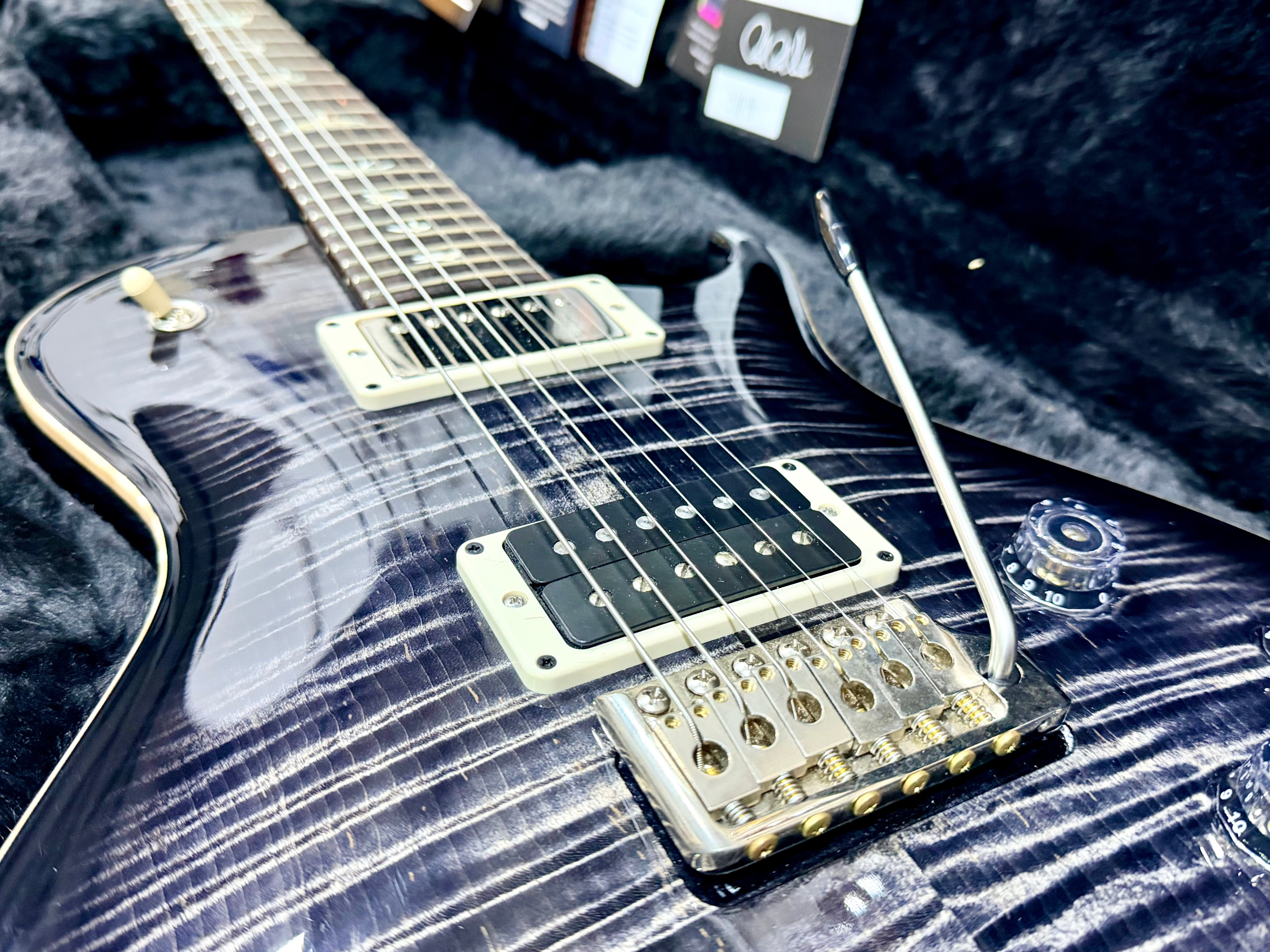 π₯2020π₯ PRS Mark Tremonti Signature USA Charcoal Contour Burst~ Case & Docs!