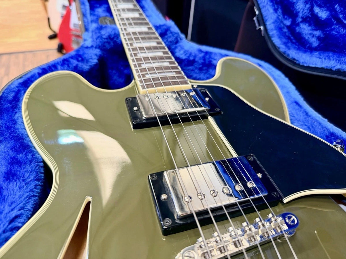 ⚡️2023⚡️ Epiphone Shinichi Ubukata ES-355 Olive Drab~ Inspired By Gibson Custom!