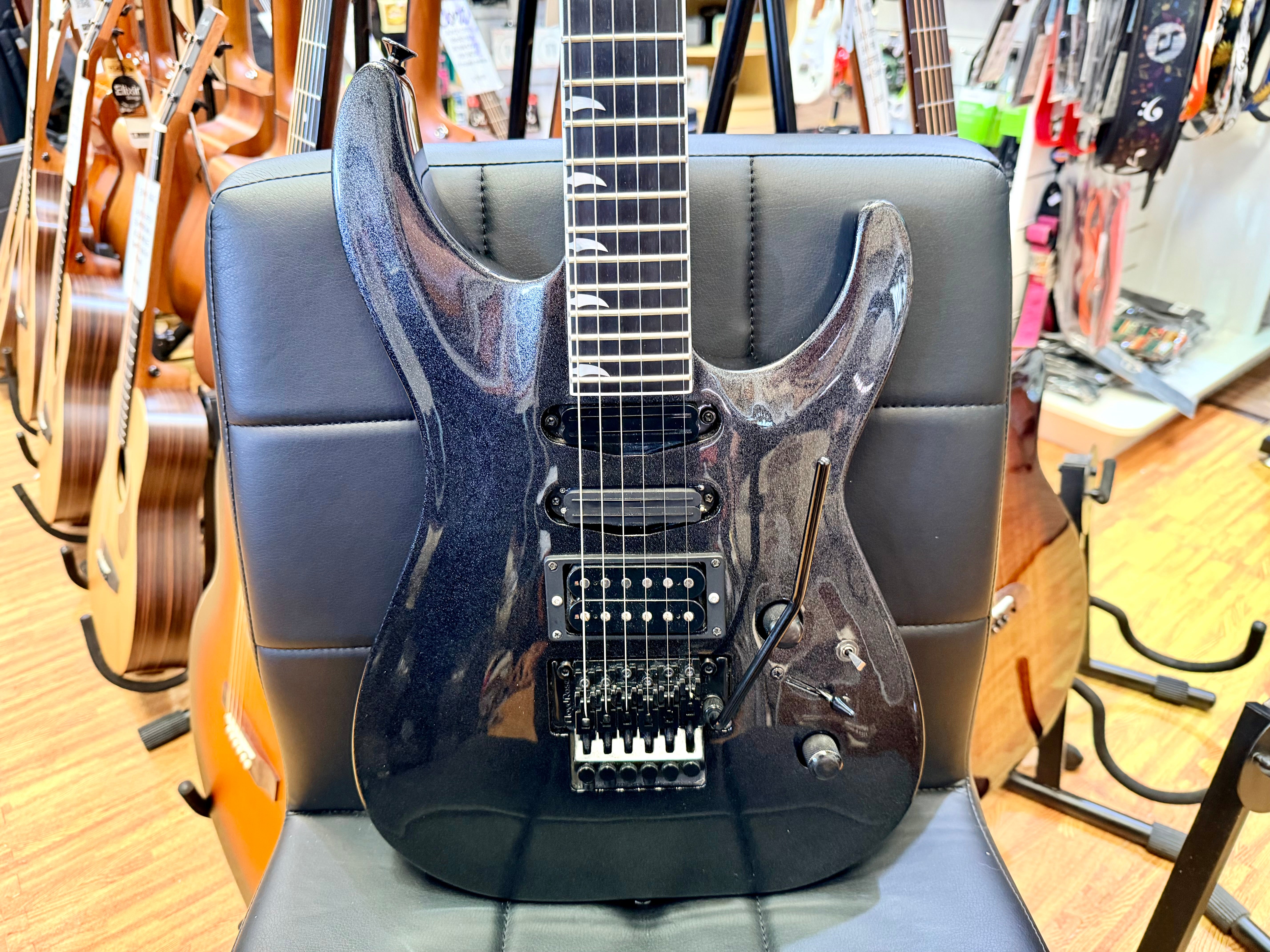 π₯2019π₯ Kramer SM-1 Maximum Steel~ Seymour Duncan Pickups & Floyd Rose Tremolo!
