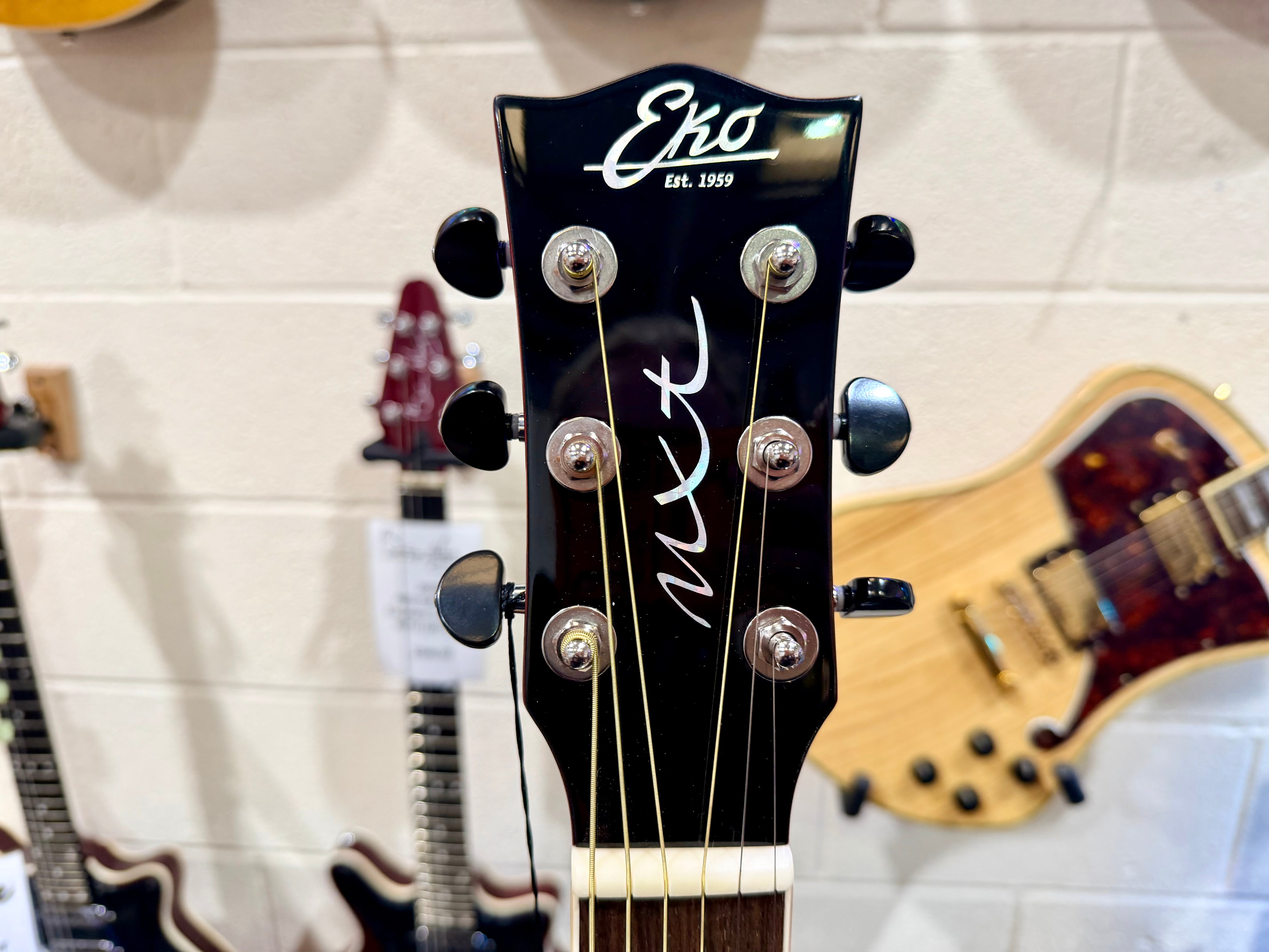 🔥NEW 2026🔥 Eko NXT A100CE Electro-Acoustic Guitar~ See Through Red~ LATEST MODEL