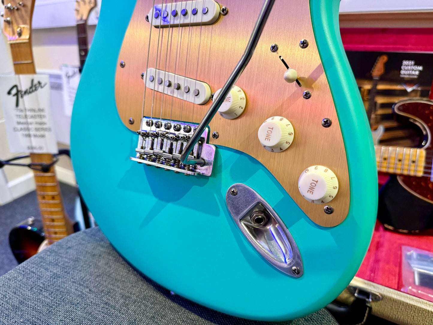 🌟 Fender Squier 40th Anniversary Stratocaster Vintage Edition Seafoam Green 🌟