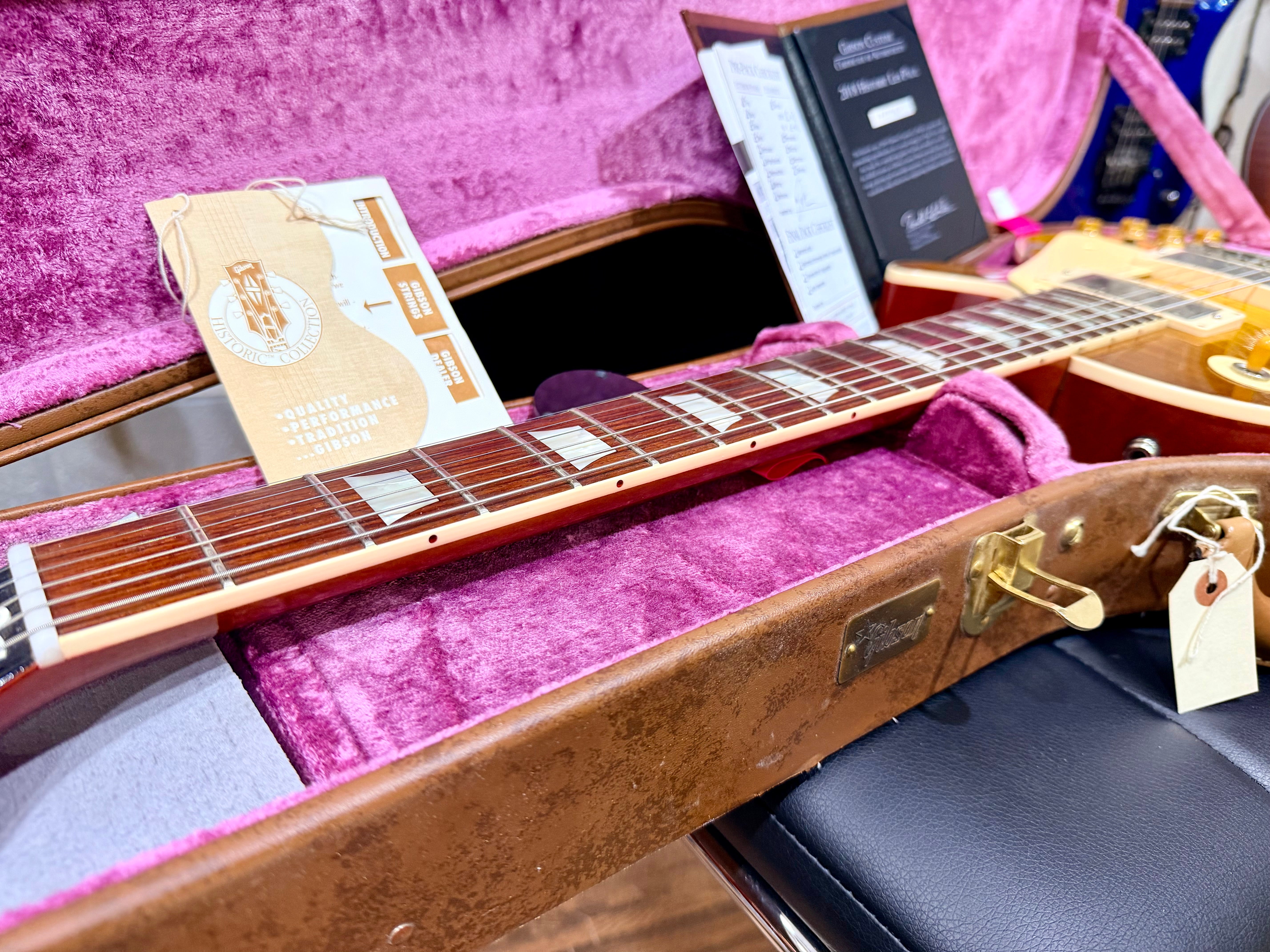 🔥2018🔥 Gibson 1959 Les Paul Custom Shop R9 VOS~ Historic Reissue~ Honey Burst!