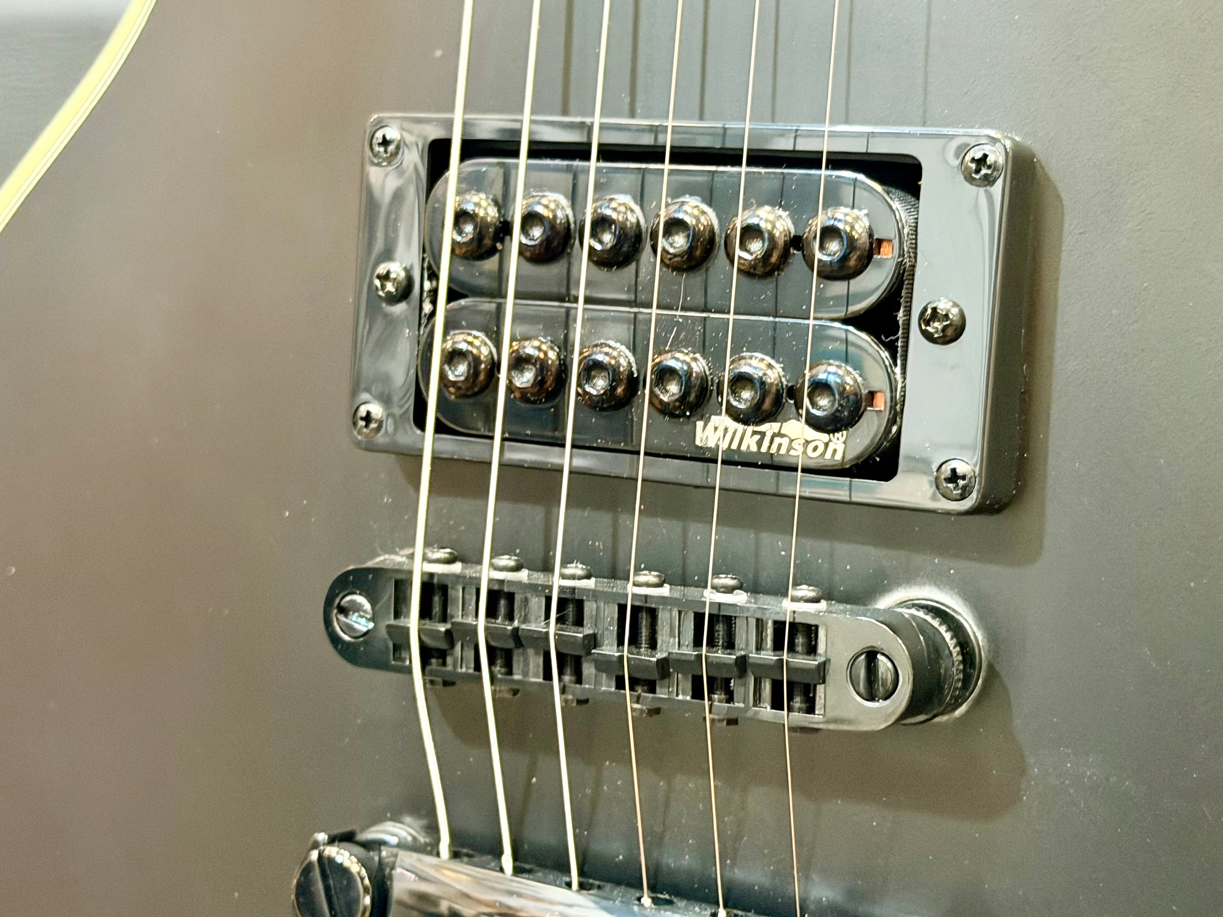 🔥B-STOCK DEAL🔥 NEW Vintage V100 VMX Electric Guitar~ Satin Black Les Paul!